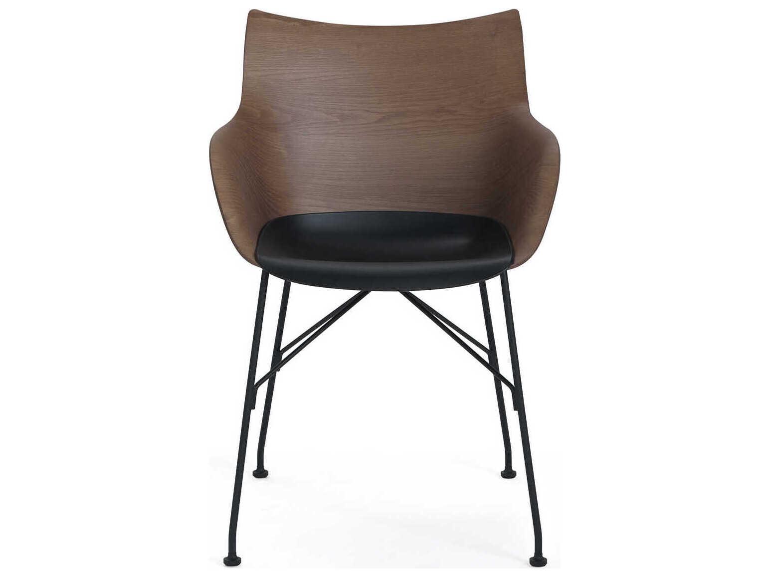 Kartell Q-wood Brown Computer Office Chair