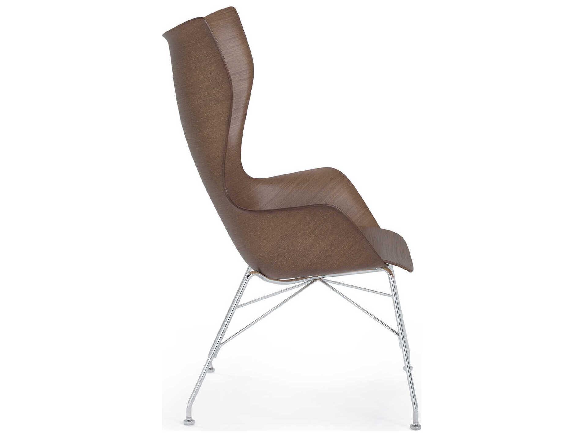 Kartell K-wood Brown Accent Chair