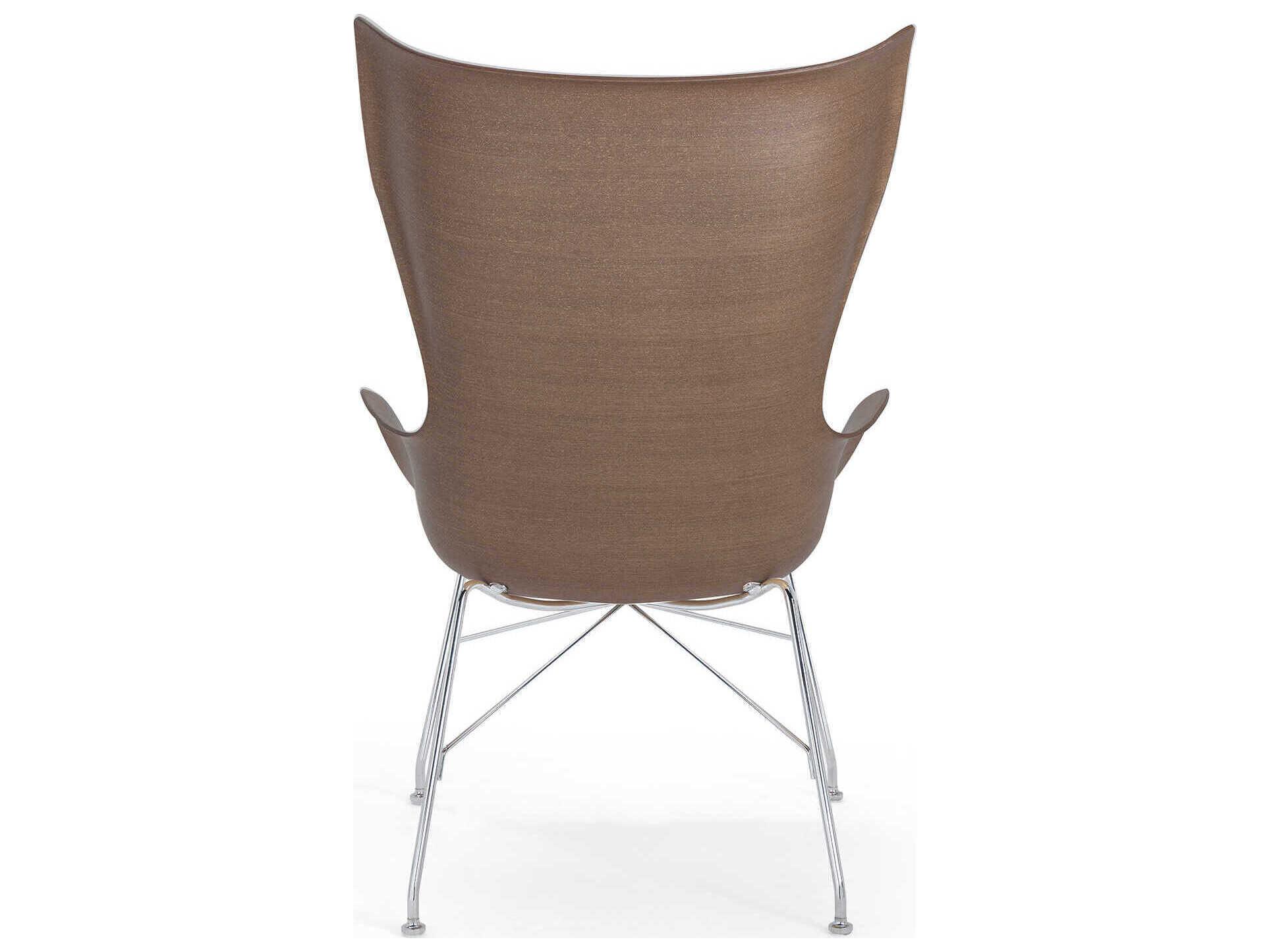 Kartell K-wood Brown Accent Chair