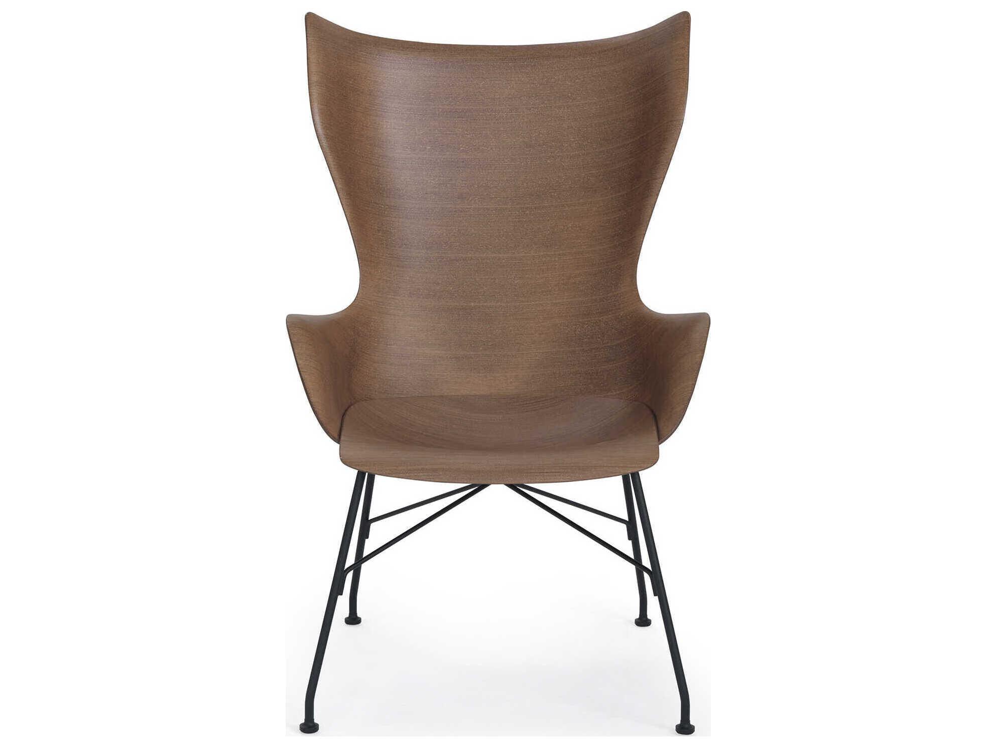 Kartell K-wood Black Accent Chair