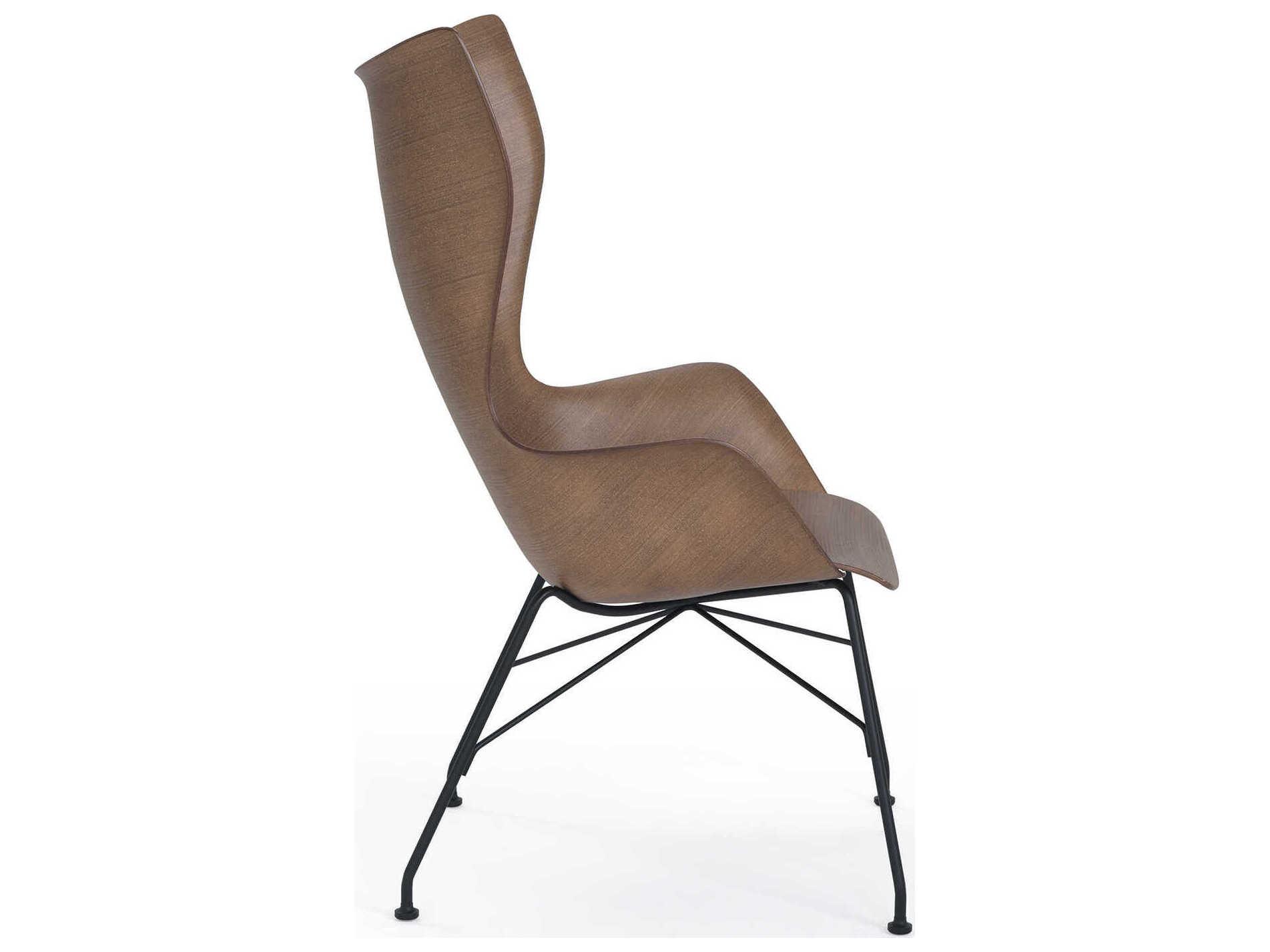 Kartell K-wood Black Accent Chair