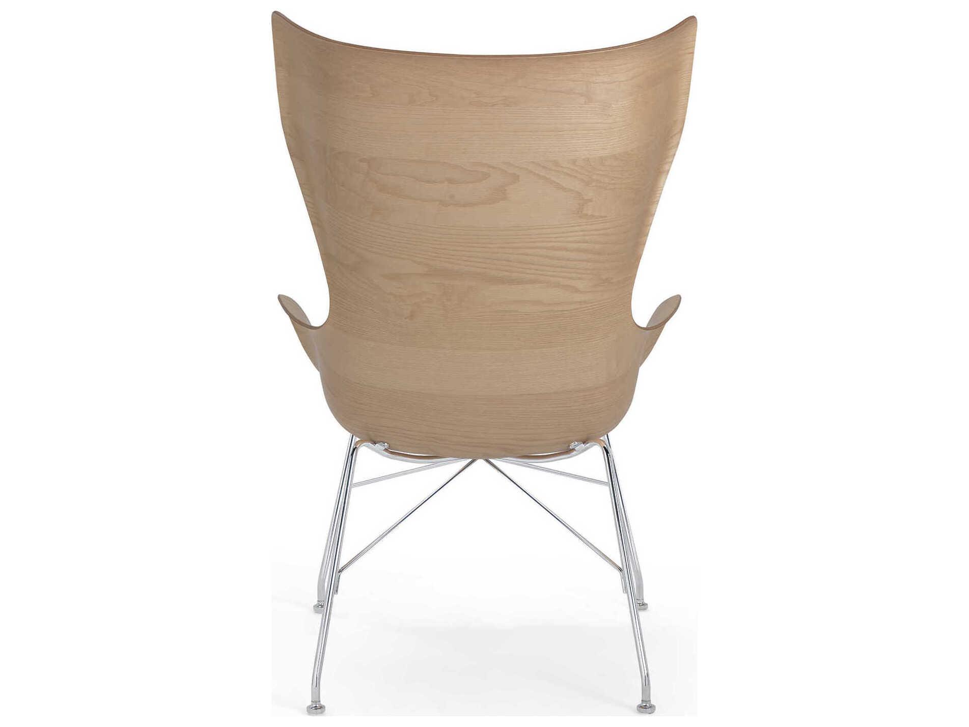 Kartell K-wood Brown Accent Chair