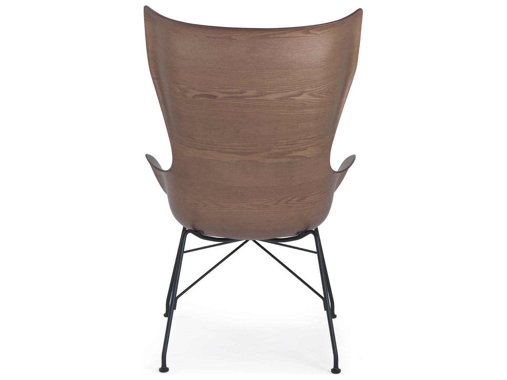 Kartell K-wood Black Accent Chair