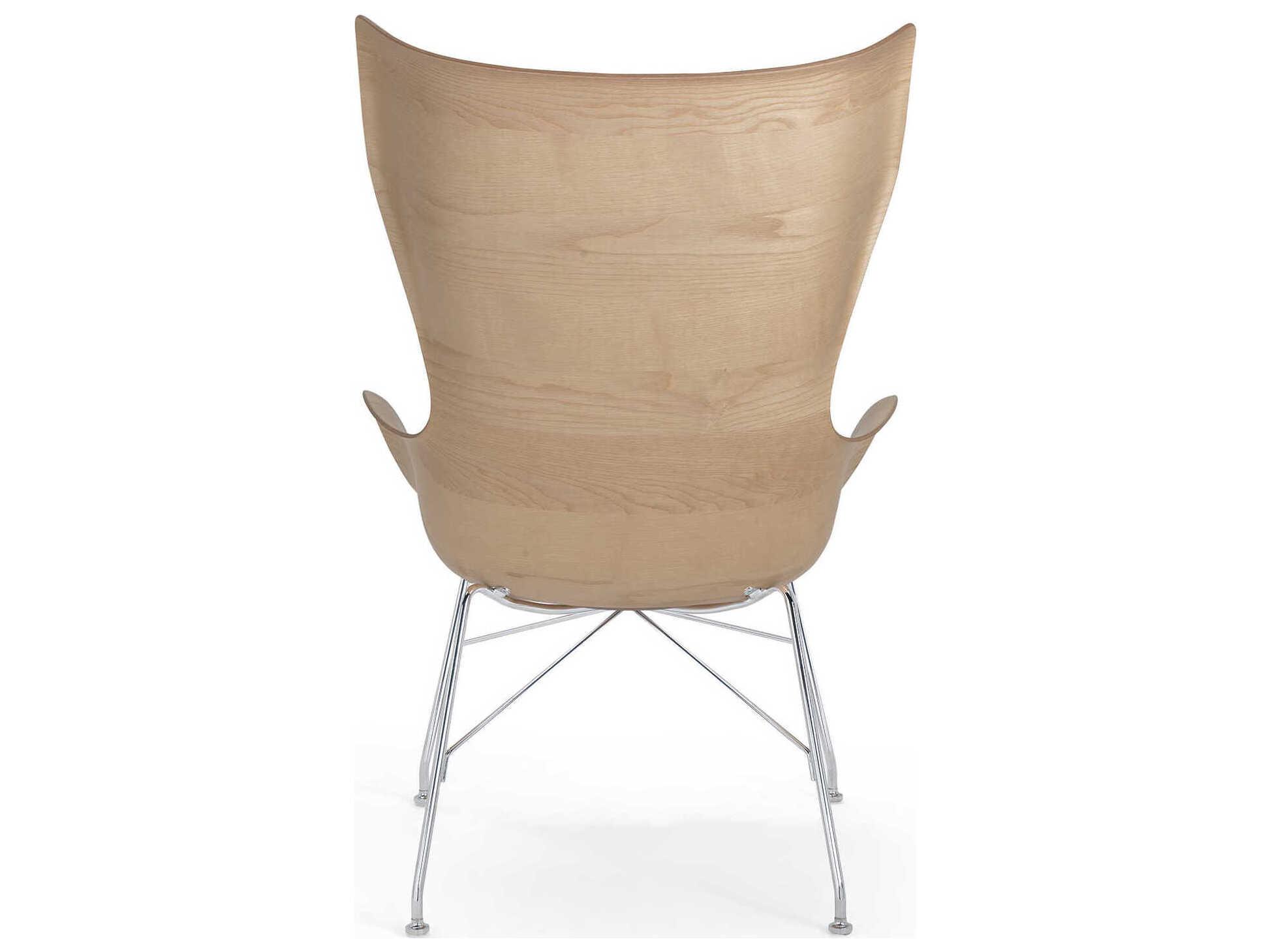 Kartell K-wood Brown Accent Chair