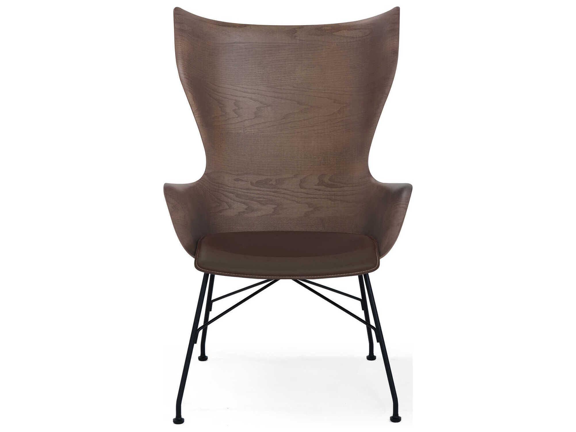 Kartell K-wood Black Accent Chair
