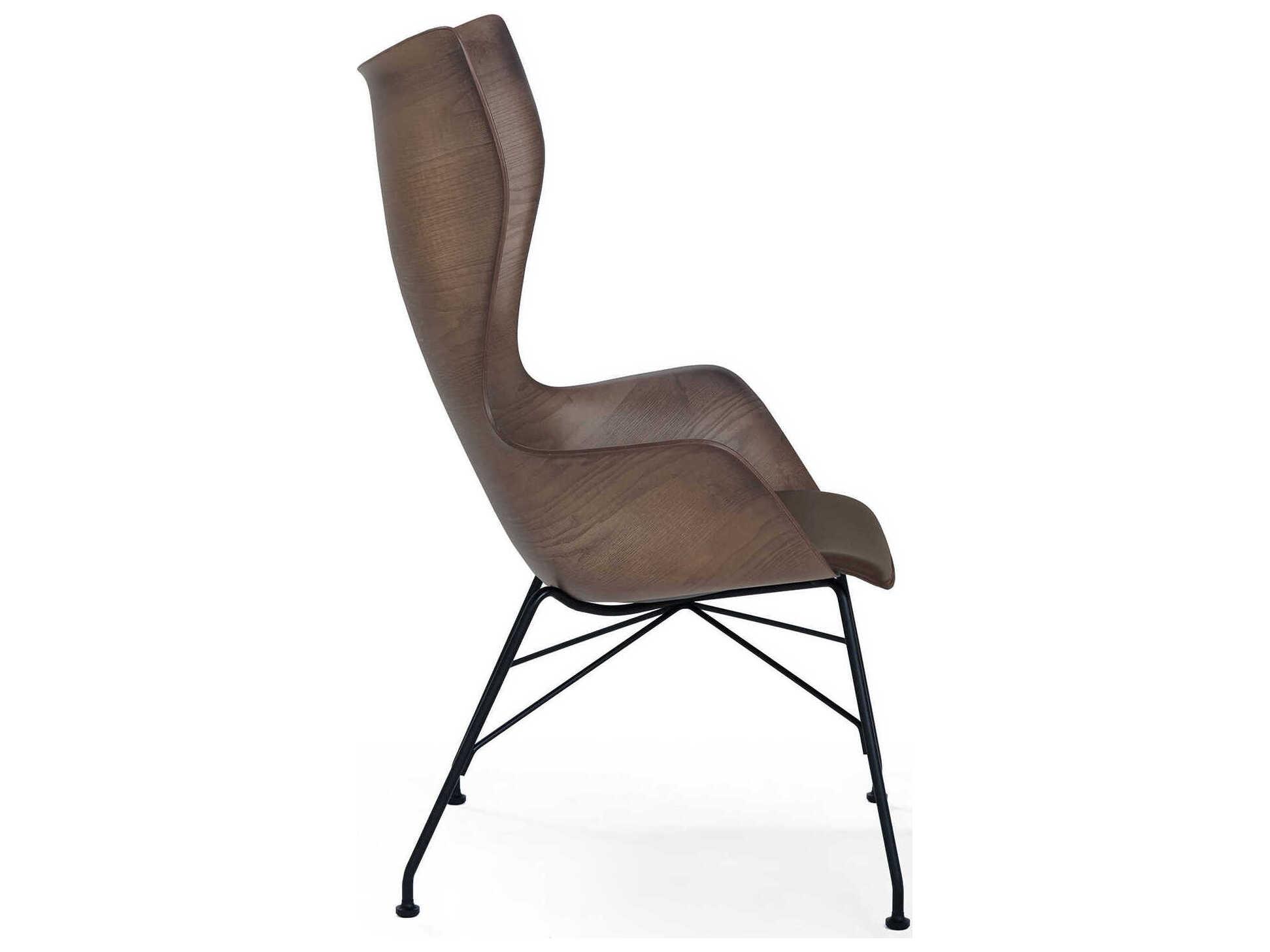 Kartell K-wood Black Accent Chair