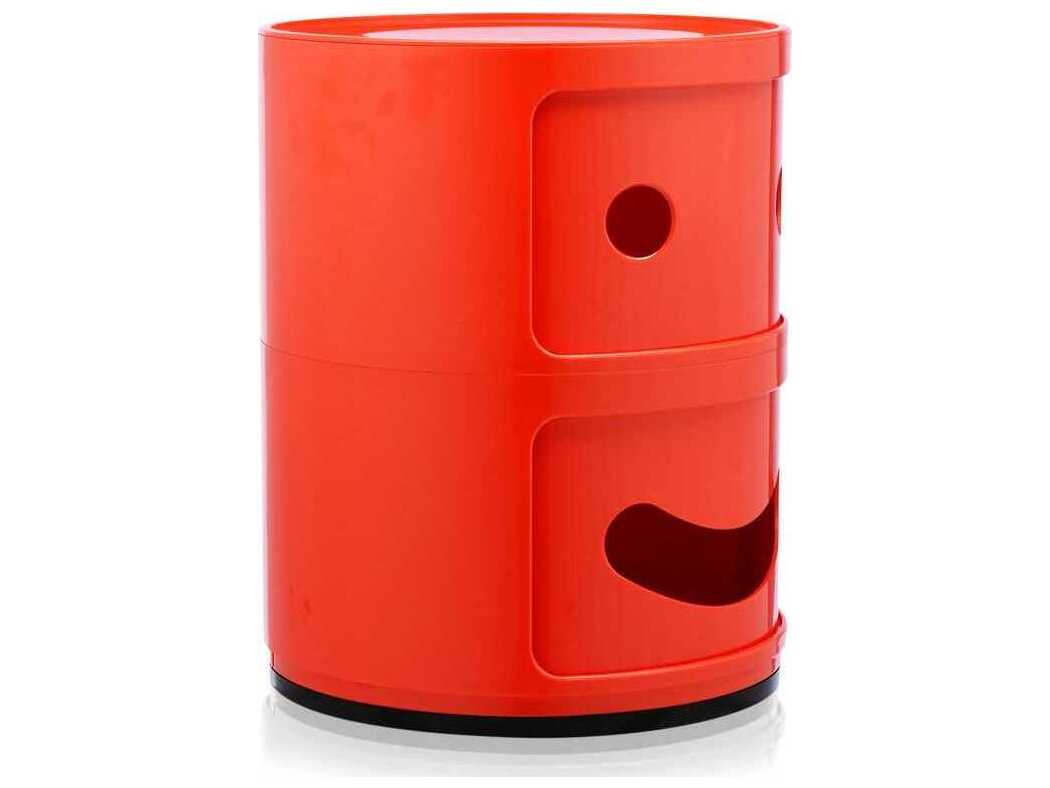 Kartell Componibili Smile Red "smile" File Cabinet