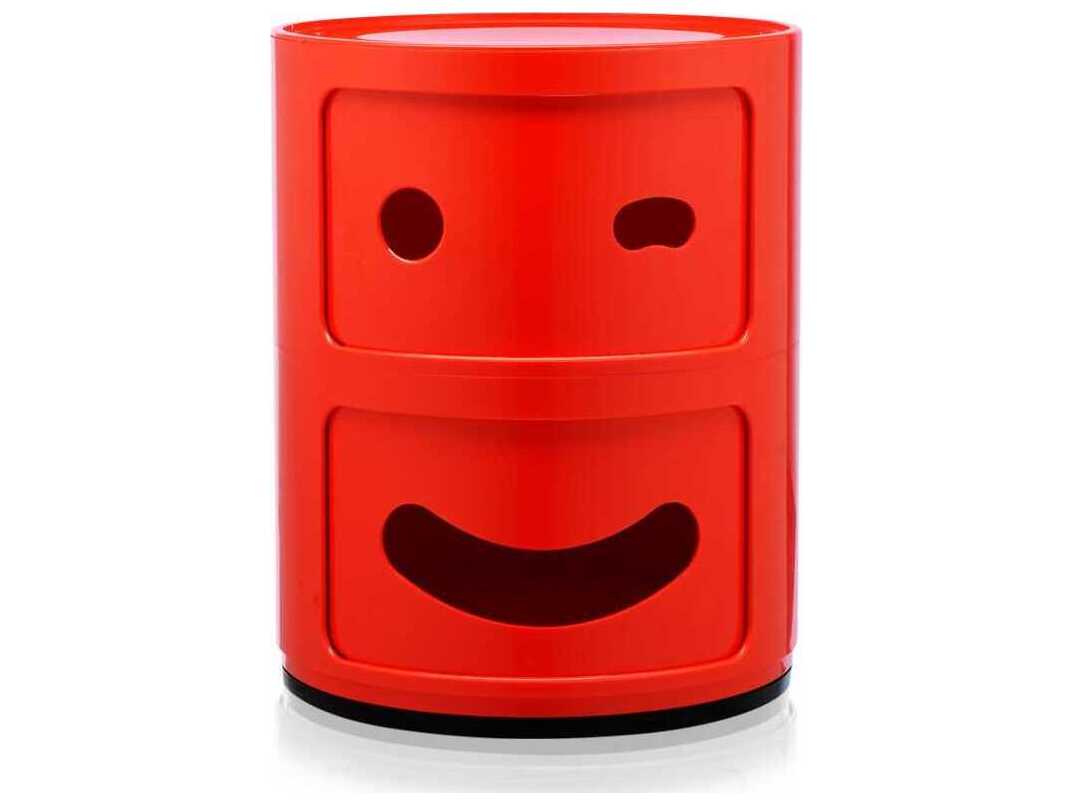 Kartell Componibili Smile Red "ink" File Cabinet