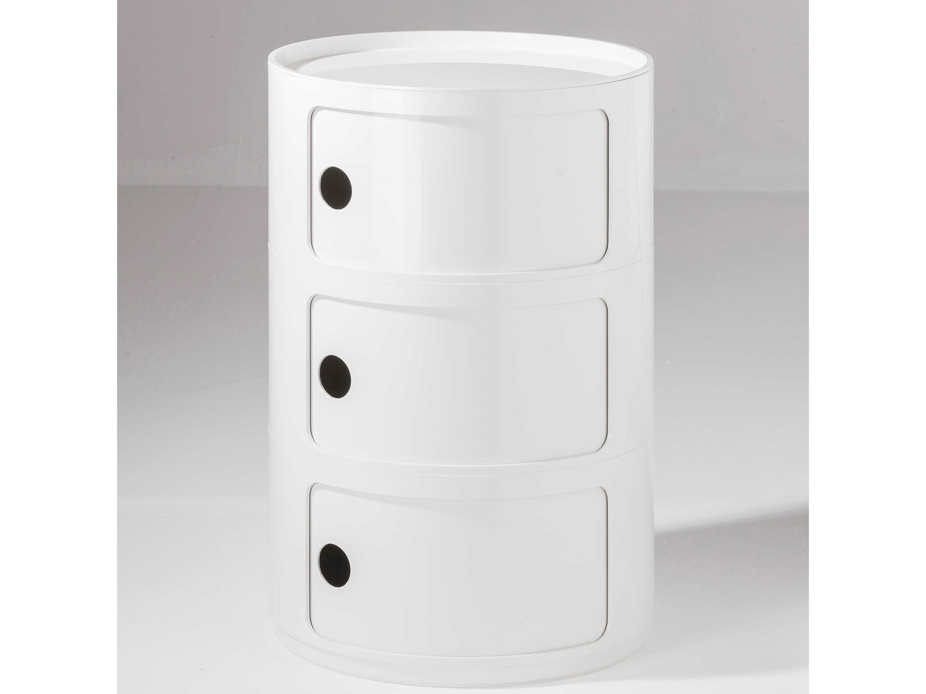 Kartell Componibili Big White File Cabinet