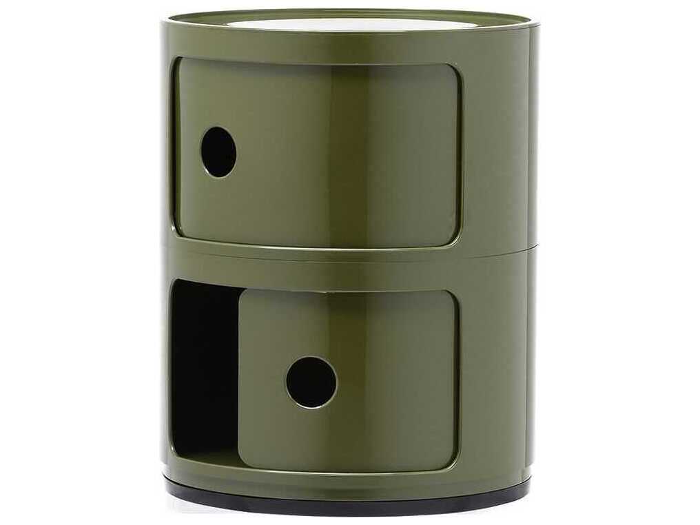 Kartell Componibili Green File Cabinet