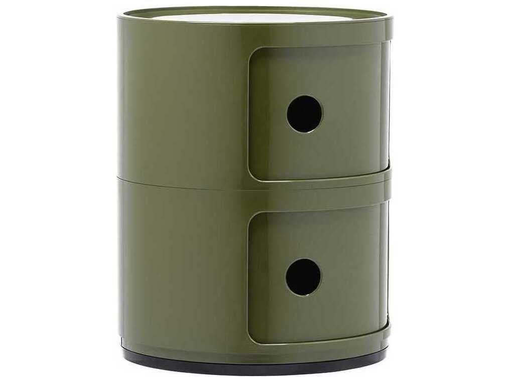 Kartell Componibili Green File Cabinet