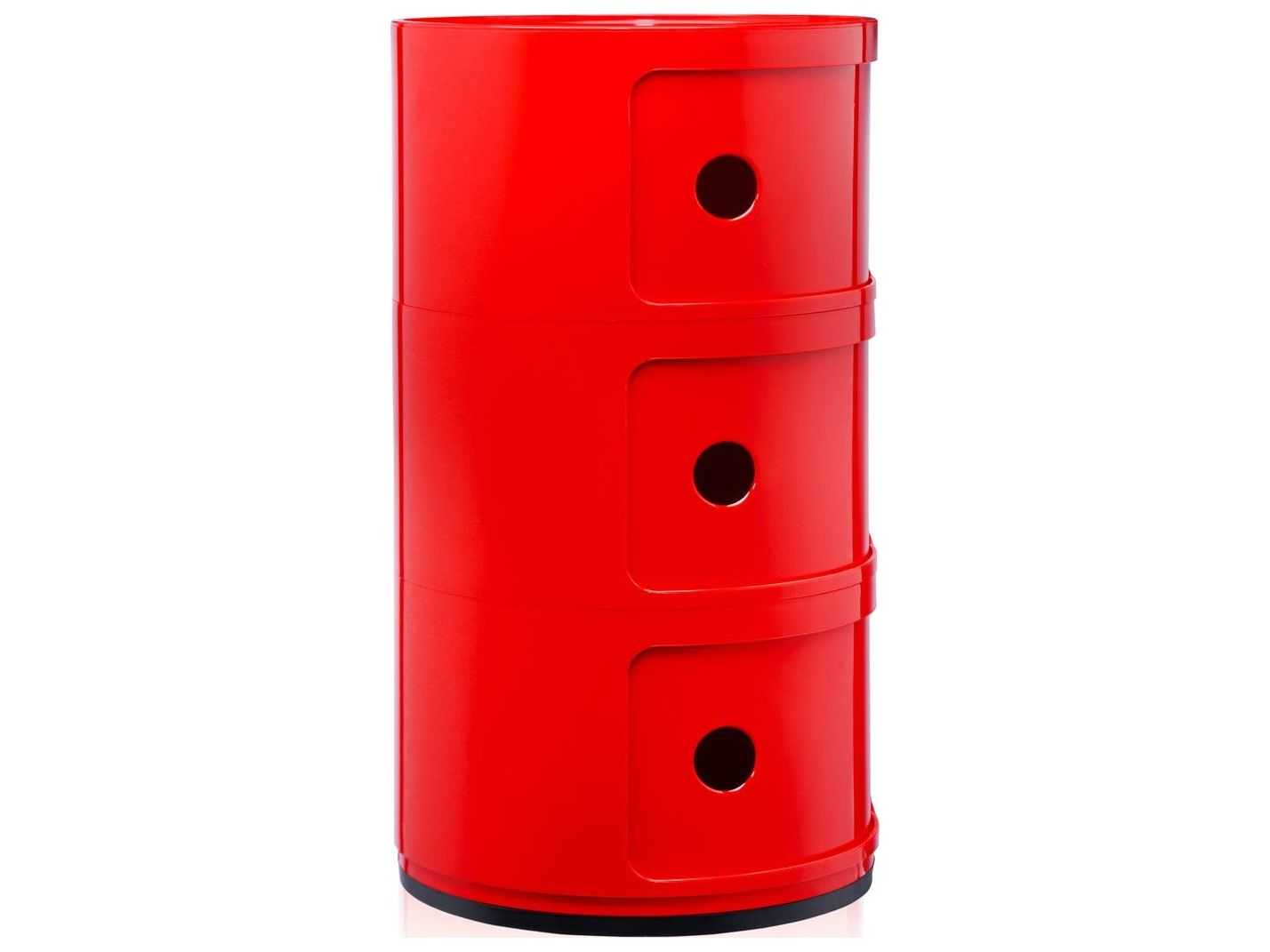 Kartell Componibili Red File Cabinet