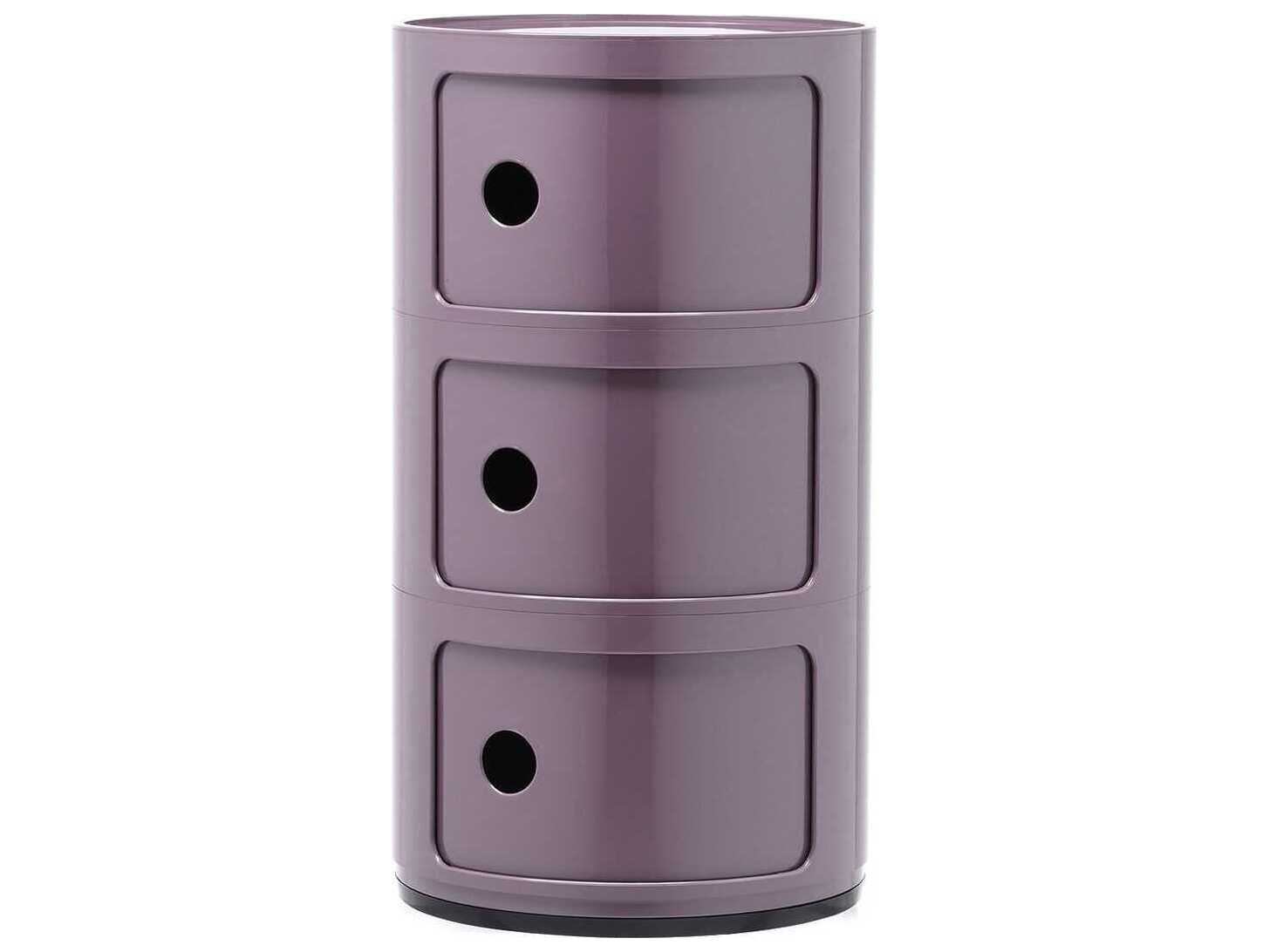 Kartell Componibili Violet File Cabinet