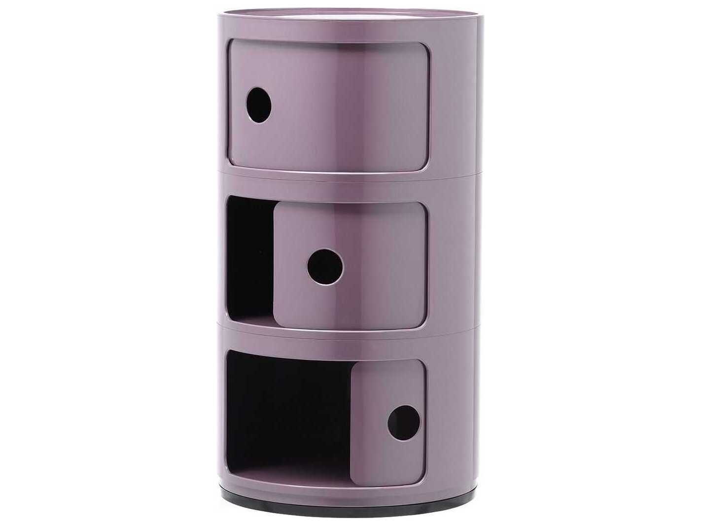 Kartell Componibili Violet File Cabinet
