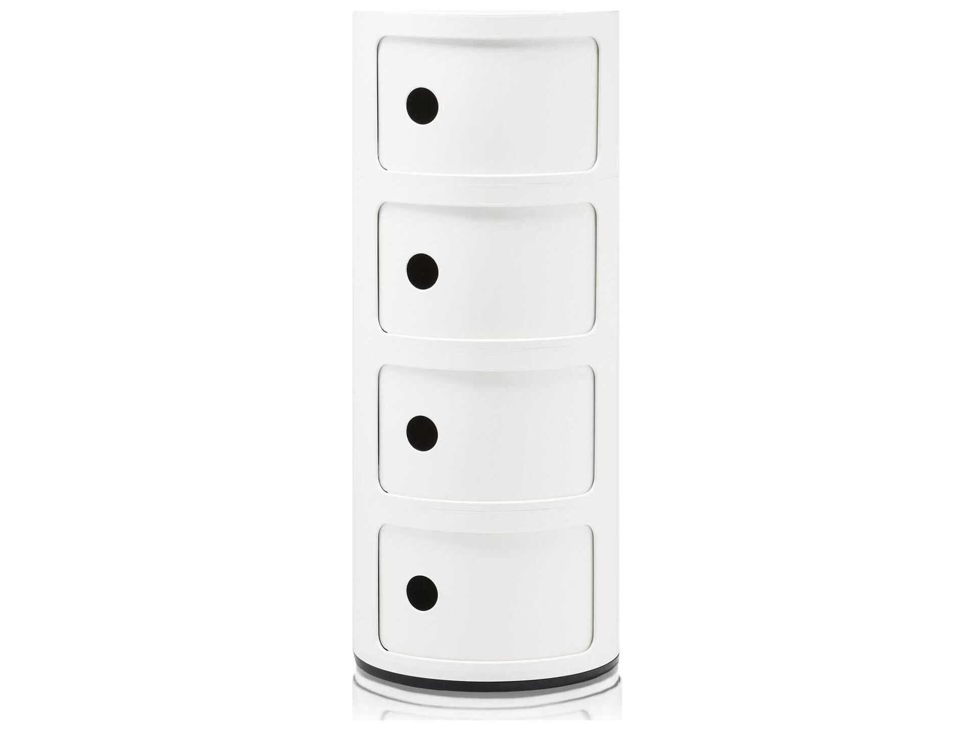Kartell Componibili White File Cabinet