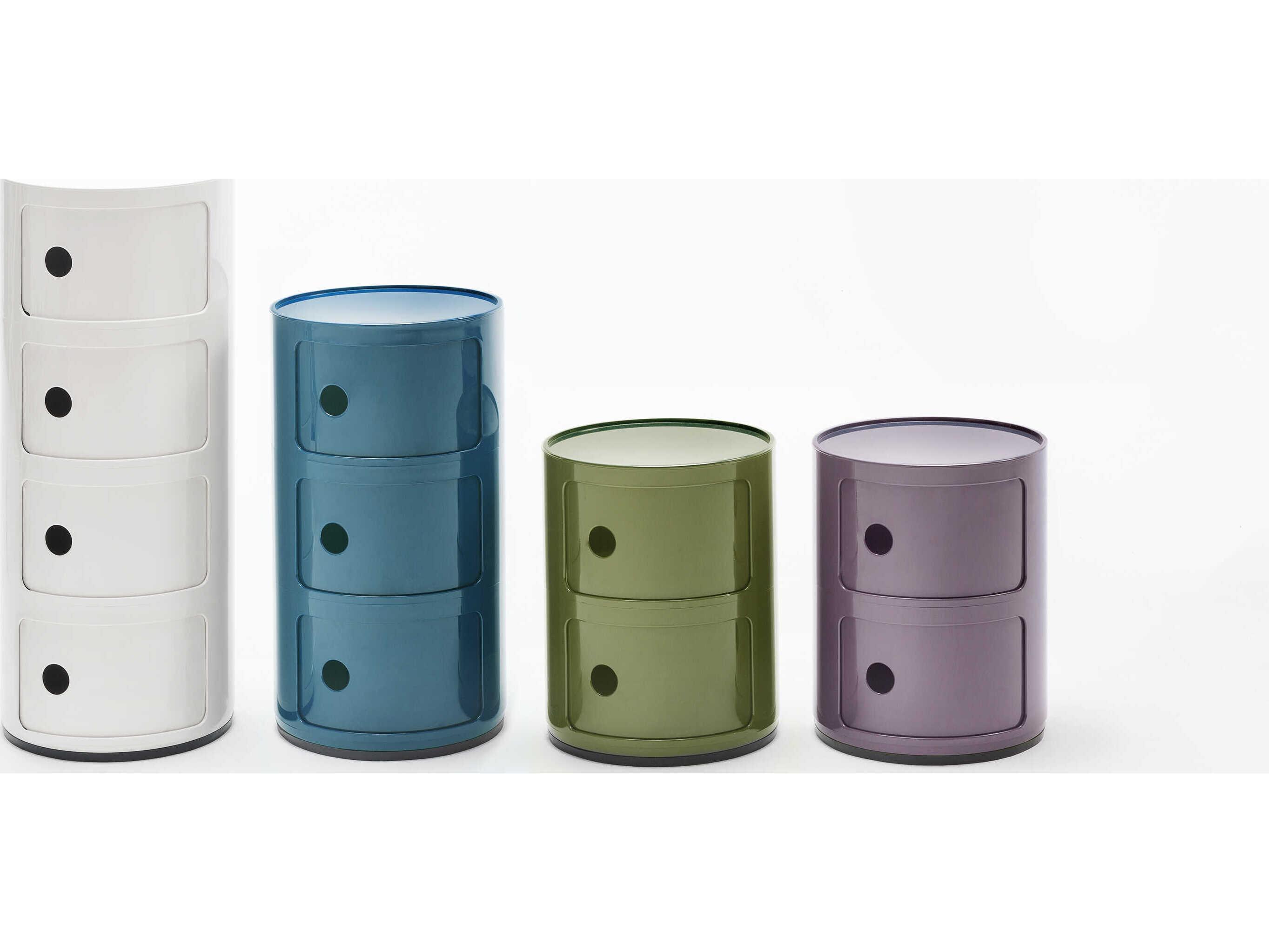 Kartell Componibili White File Cabinet