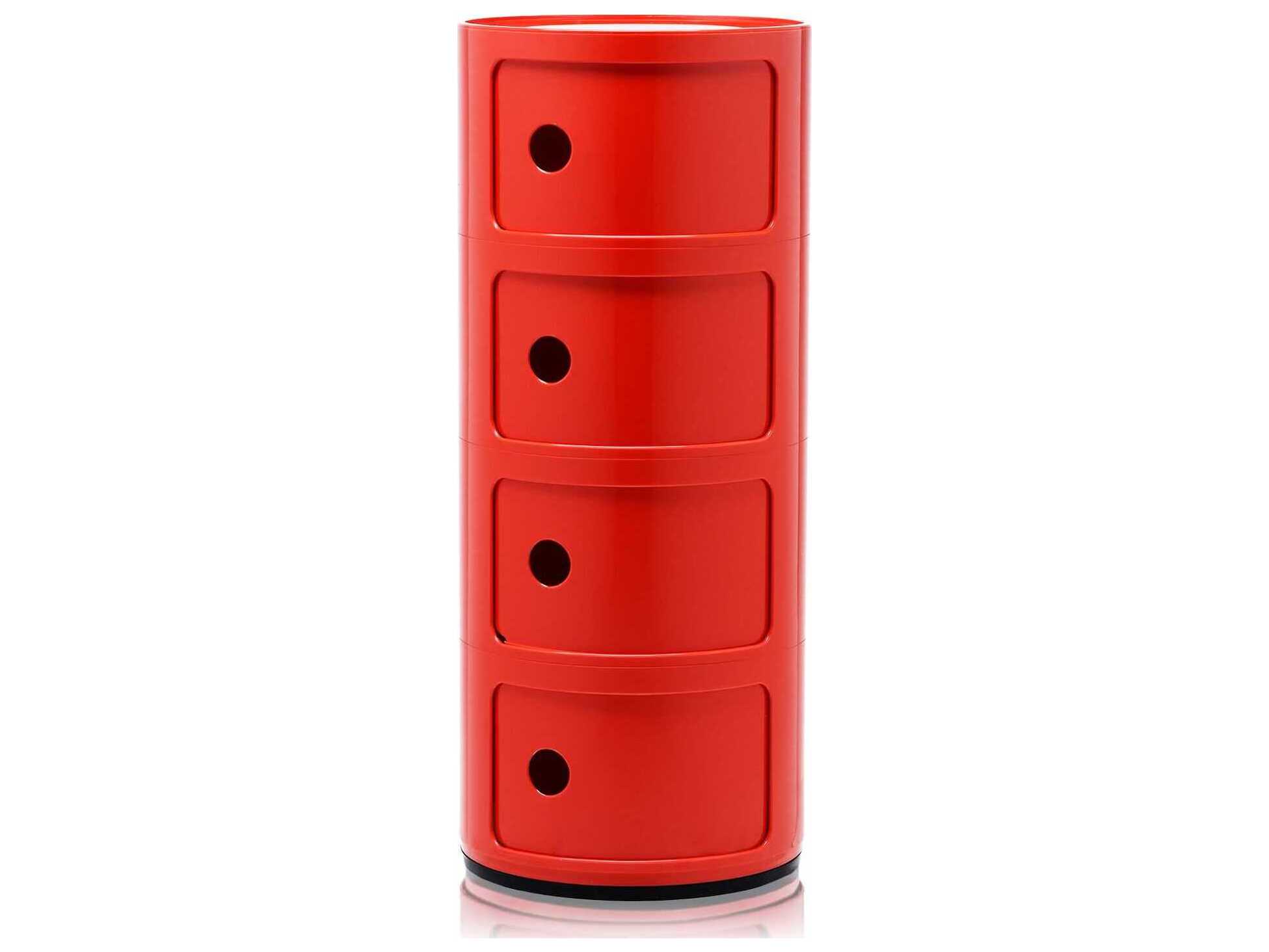 Kartell Componibili Red File Cabinet