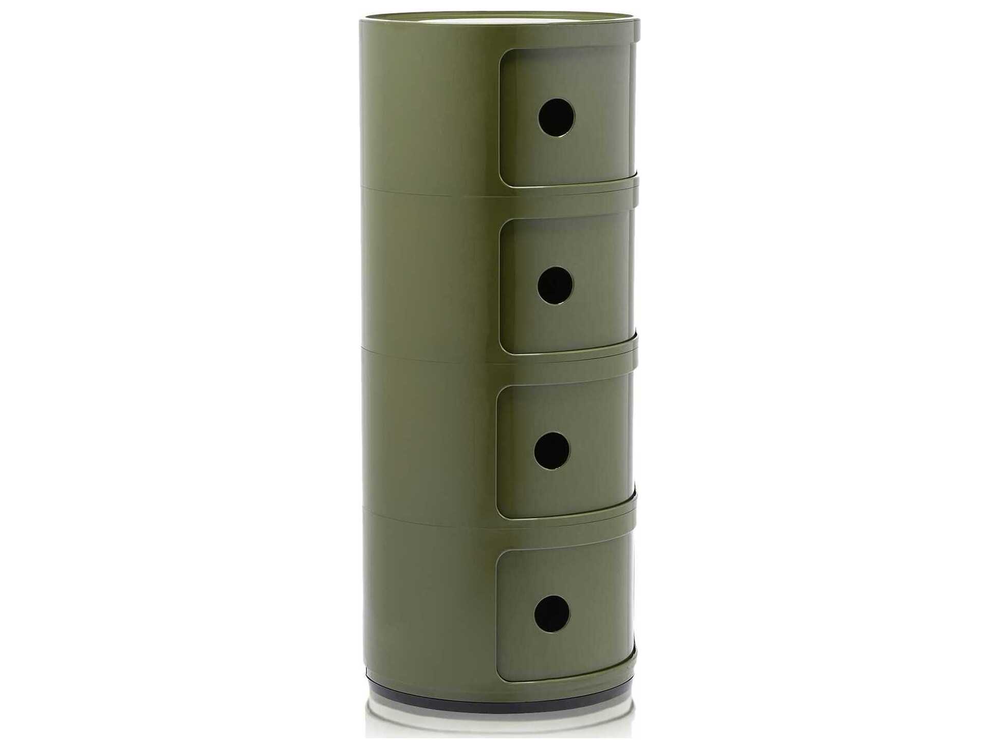 Kartell Componibili Green File Cabinet
