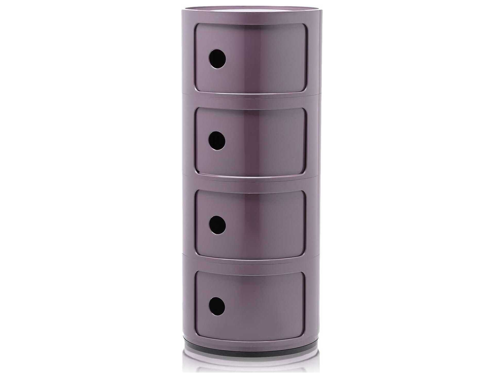 Kartell Componibili Purple File Cabinet