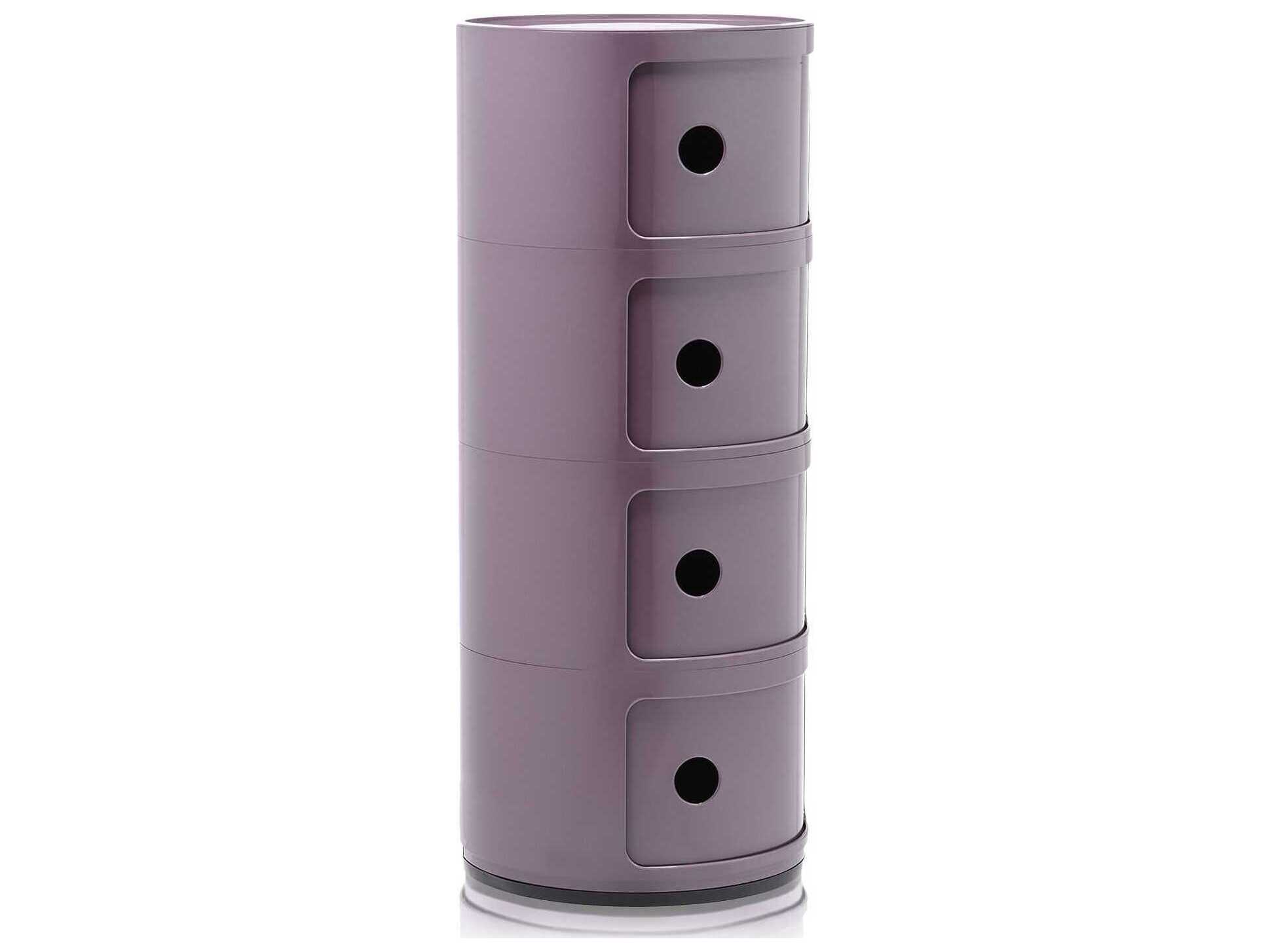 Kartell Componibili Purple File Cabinet
