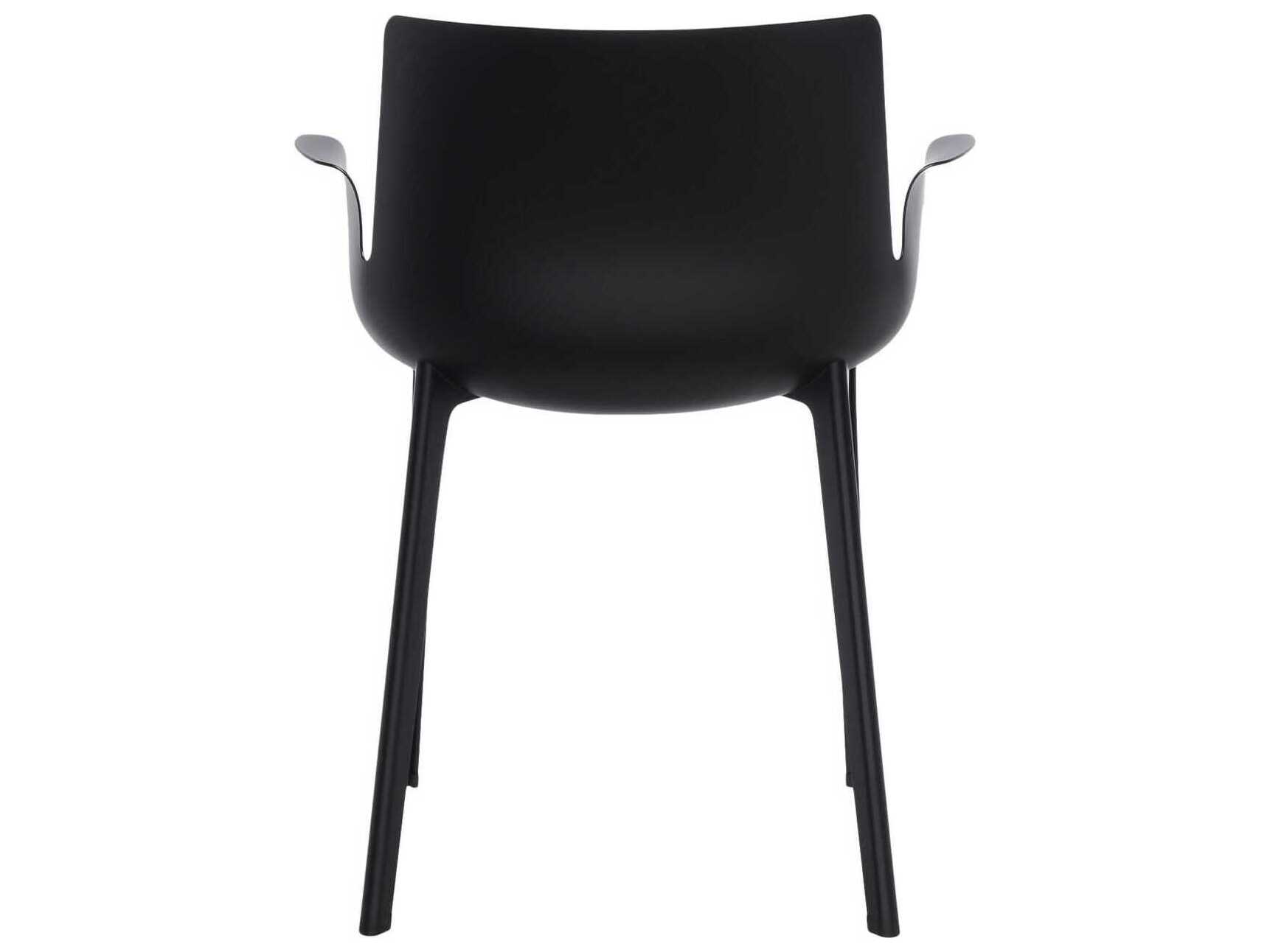 Kartell Piuma Black Arm Dining Chair