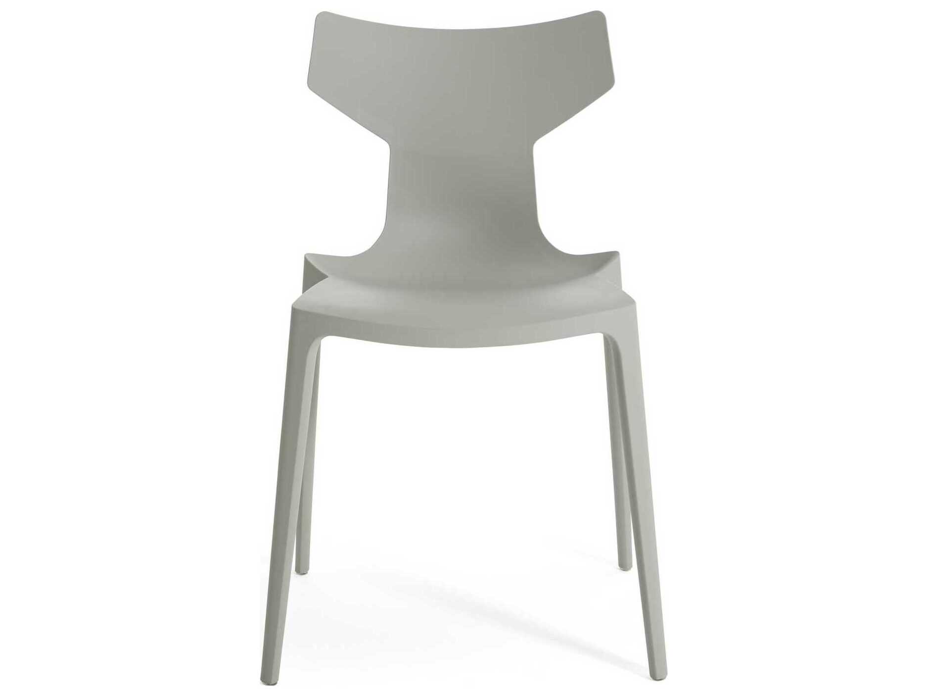 Kartell Re-chair Gray Side Dining Chair  (Sold in 2)