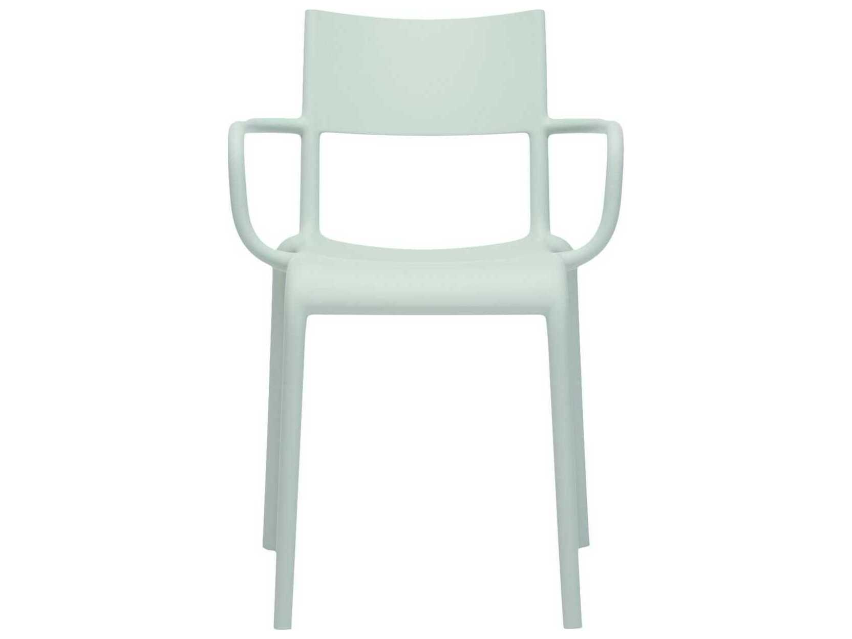Kartell Generic A Green Arm Dining Chair  (Sold in 2)