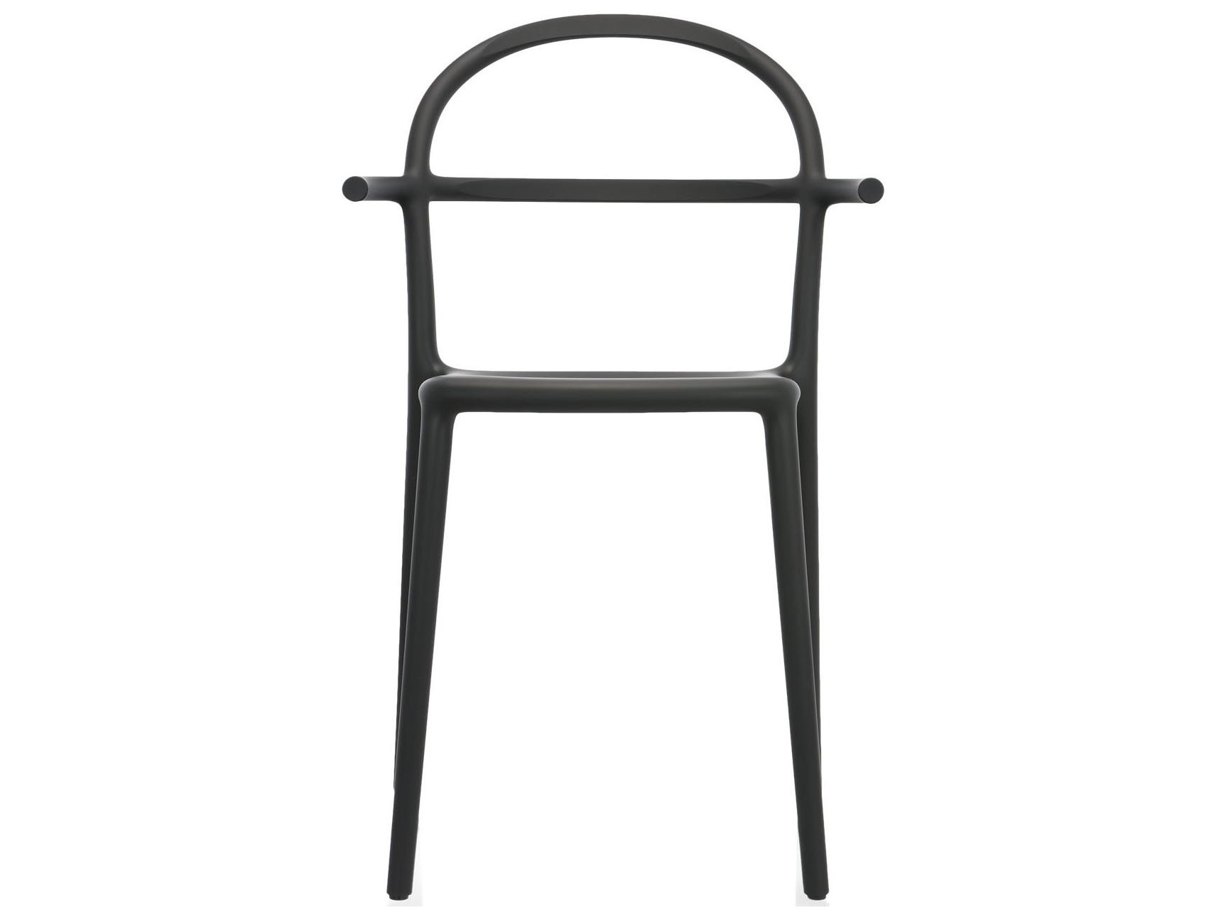 Kartell Generic Black Arm Dining Chair  (Sold in 2)