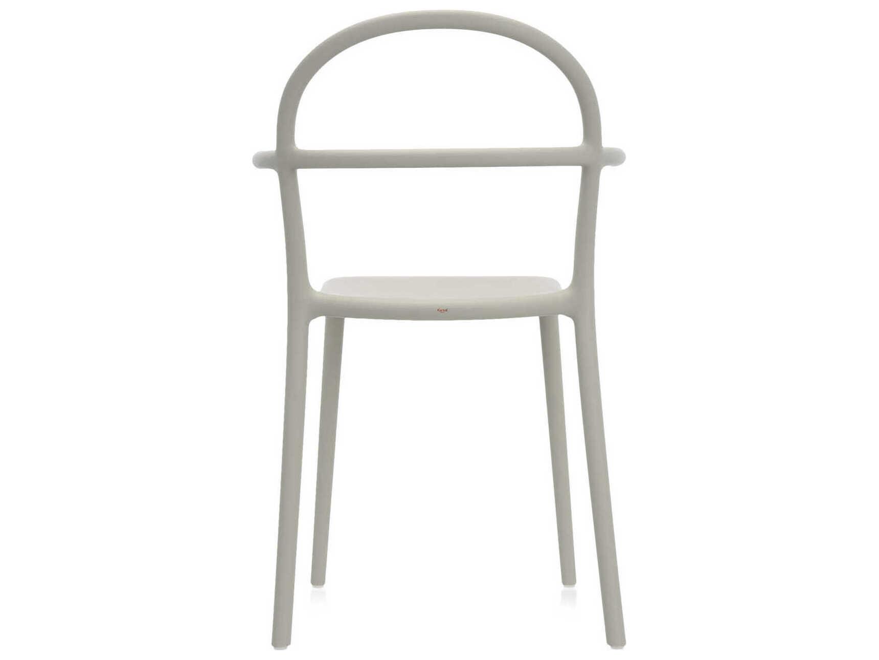 Kartell Generic C Gray Arm Dining Chair  (Sold in 2)