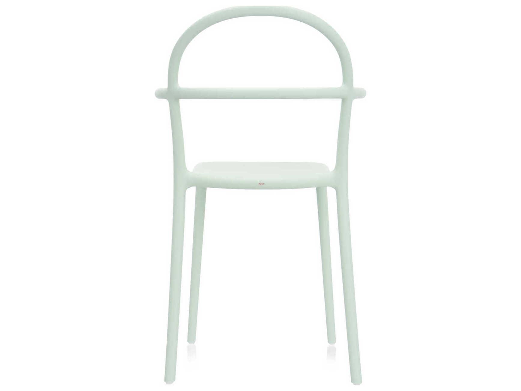 Kartell Generic C Green Arm Dining Chair  (Sold in 2)