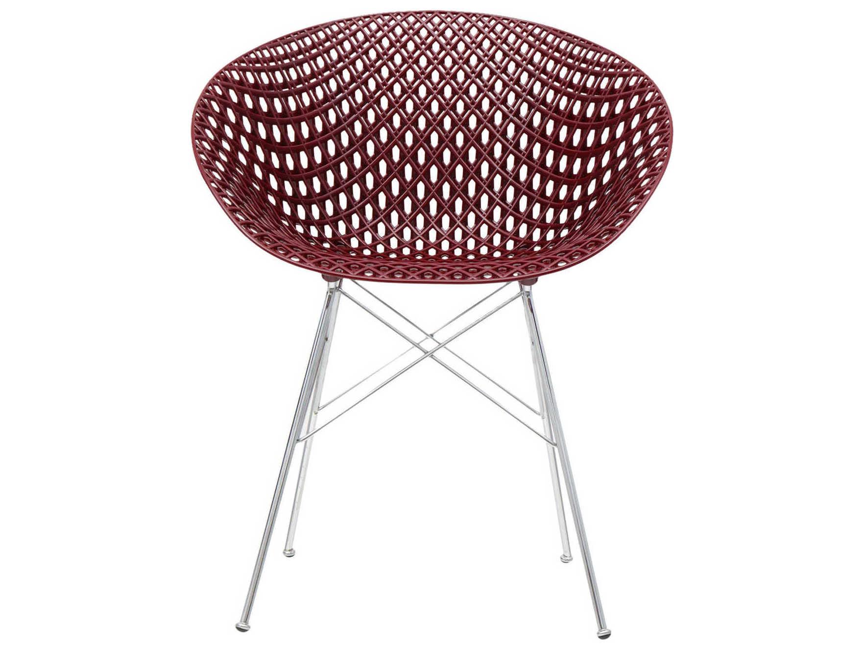 Kartell Smatrik Purple Arm Dining Chair  (Sold in 2)