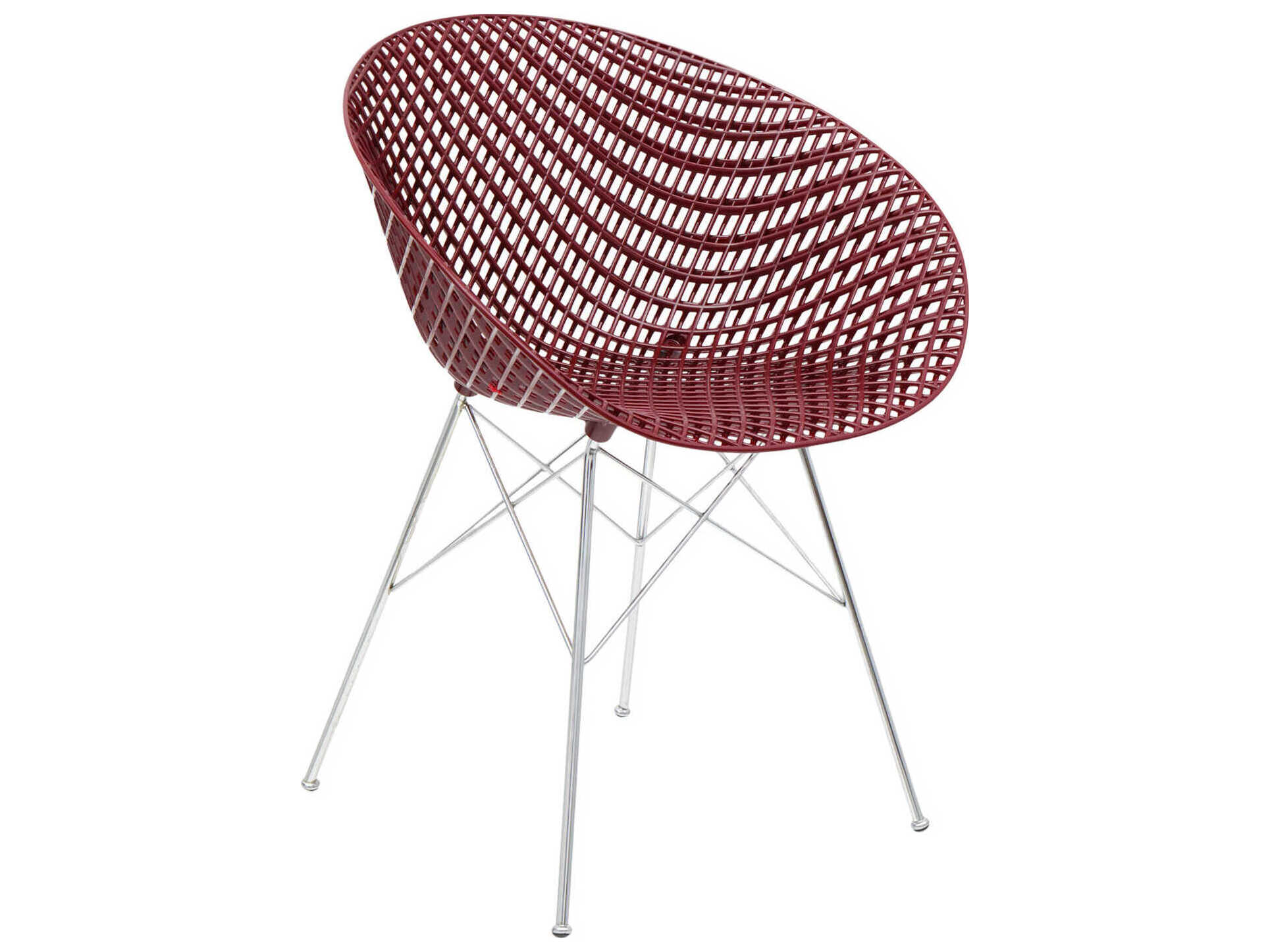 Kartell Smatrik Purple Arm Dining Chair  (Sold in 2)