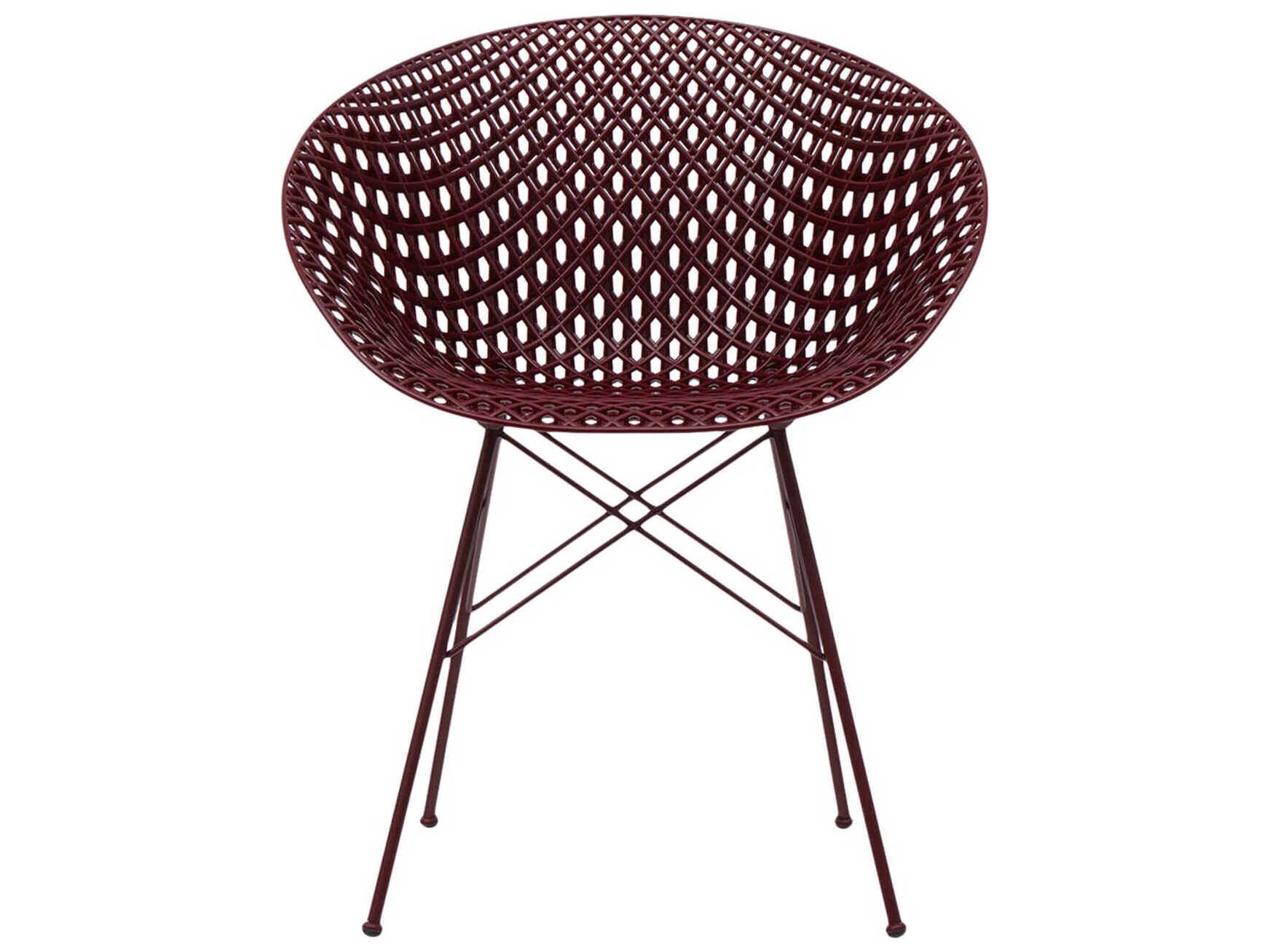 Kartell Smatrik Purple Arm Dining Chair  (Sold in 2)
