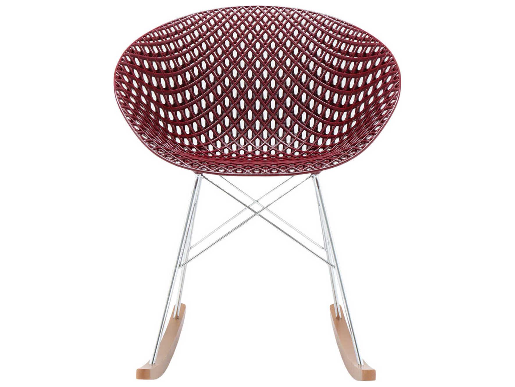 Kartell Smatrik Oak Wood Brown Arm Dining Chair  (Sold in 2)