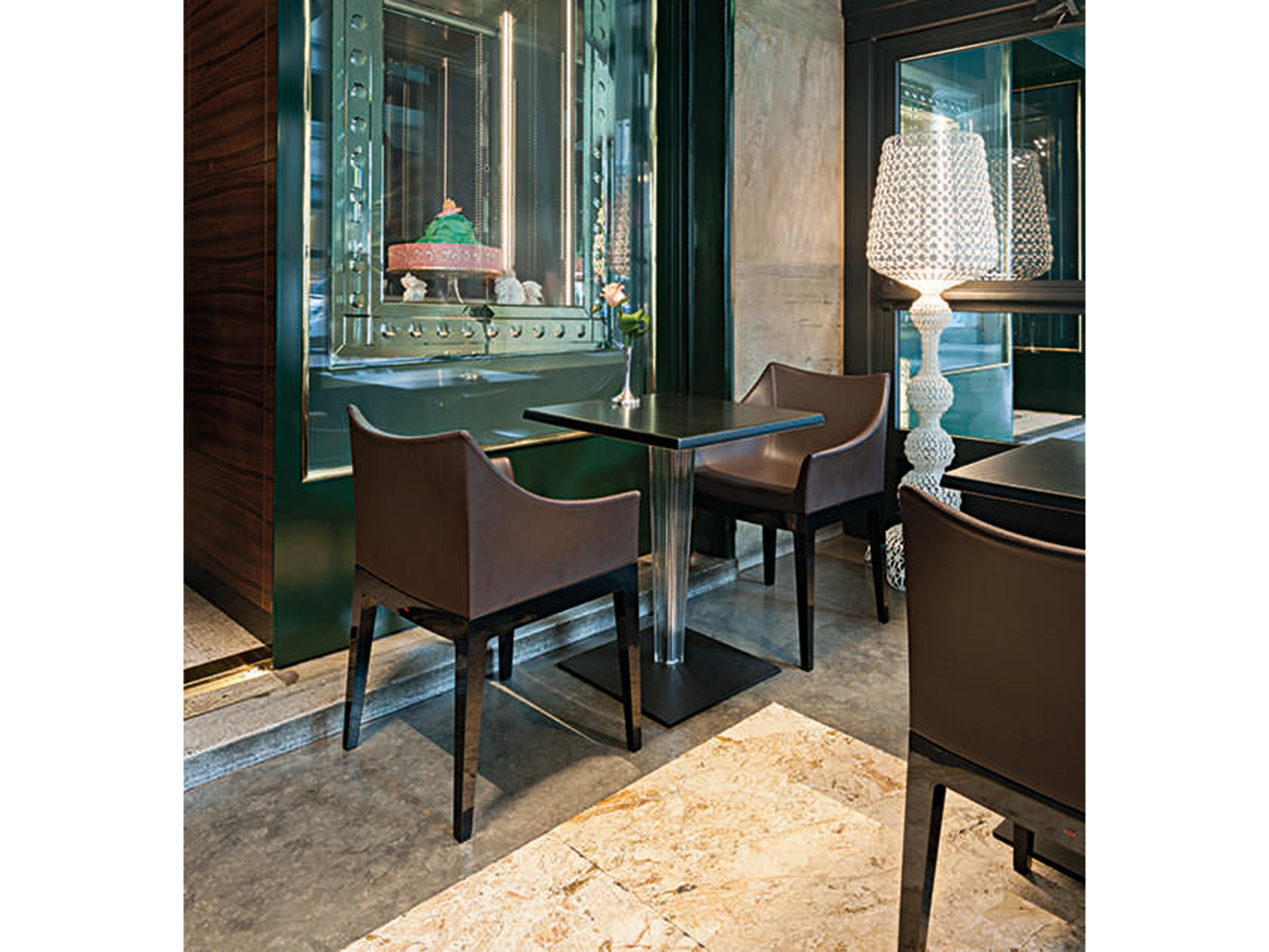 Kartell Madame Clear Arm Dining Chair