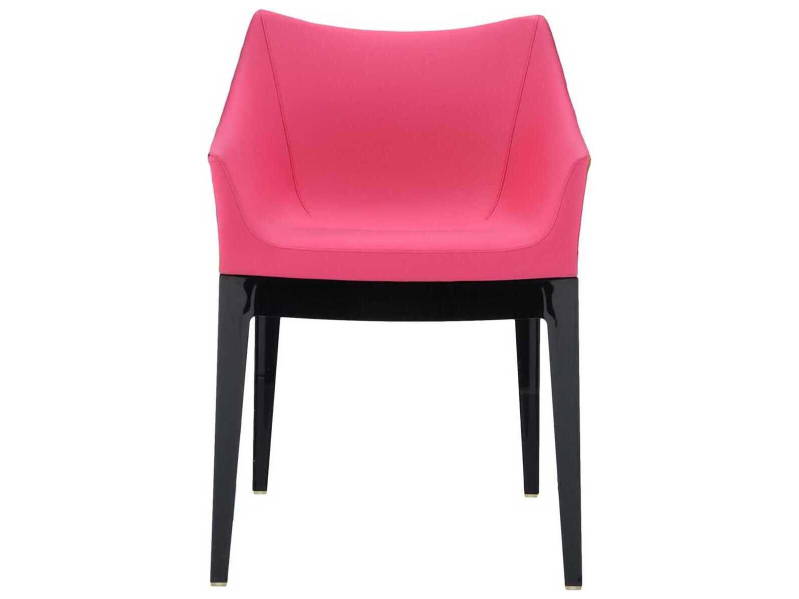 Kartell Madame Emilio Pucci Black Upholstered Arm Dining Chair