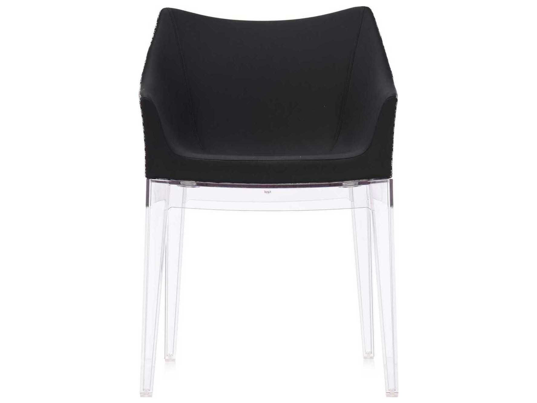 Kartell Madame Beige Upholstered Arm Dining Chair