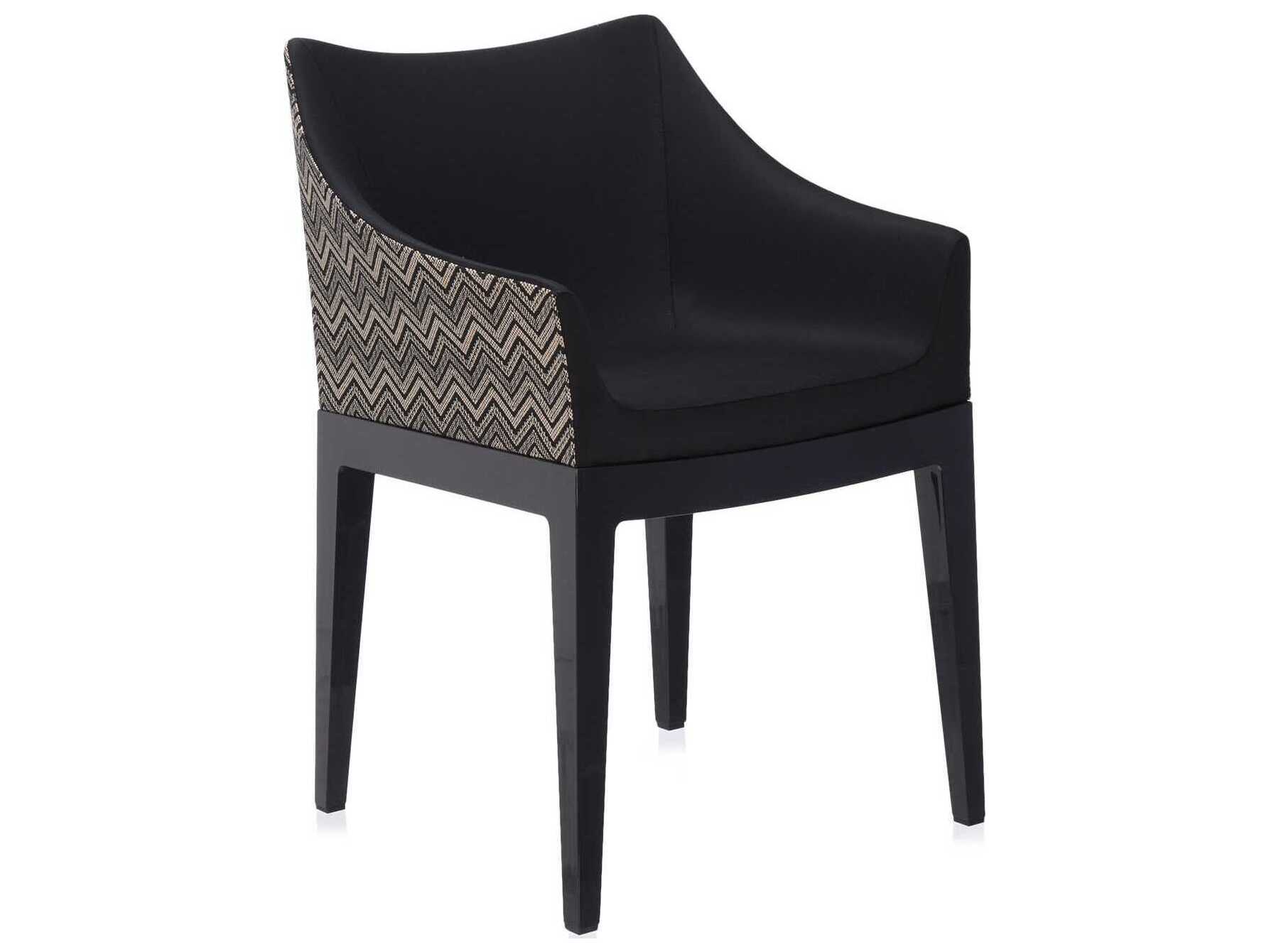 Kartell Madame Beige Upholstered Arm Dining Chair