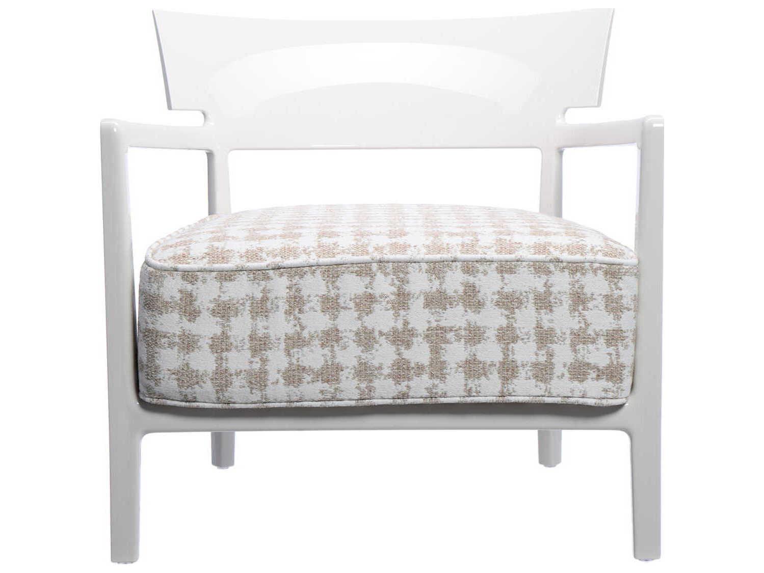 Kartell Cara Beige Fabric Accent Chair