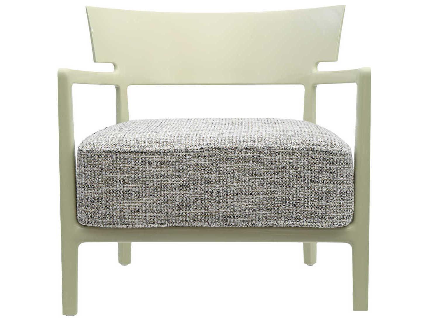 Kartell Cara Green Fabric Accent Chair