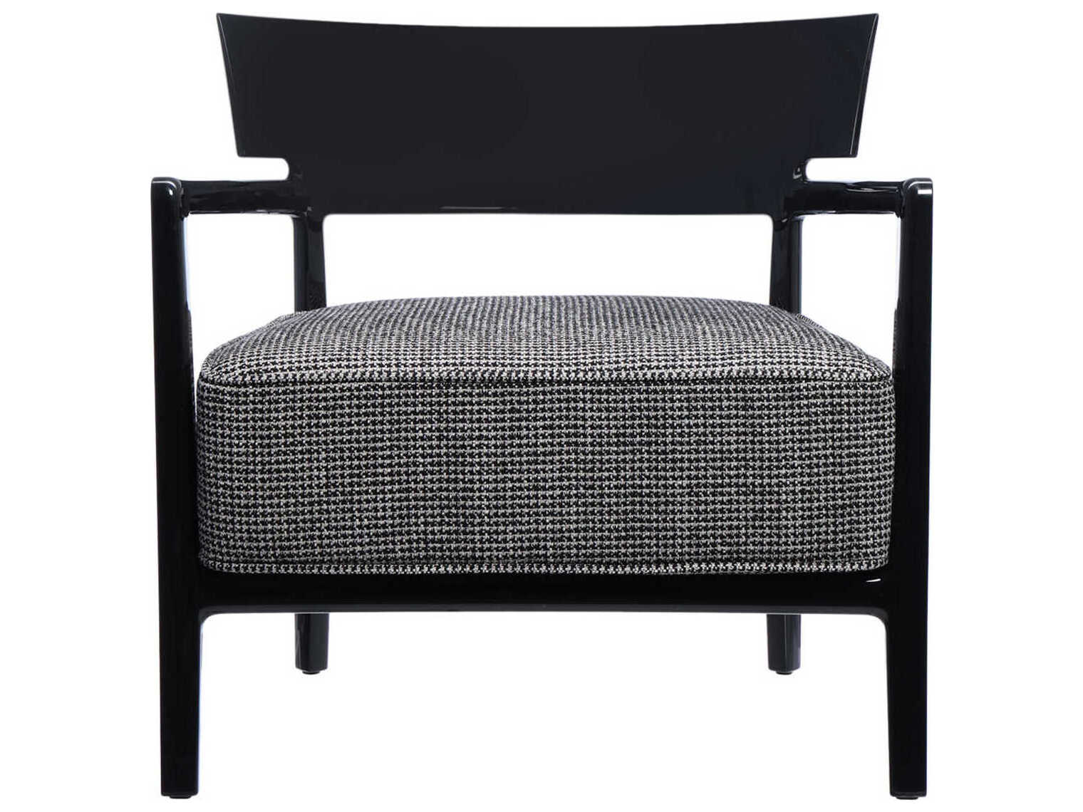 Kartell Cara Black Fabric Accent Chair