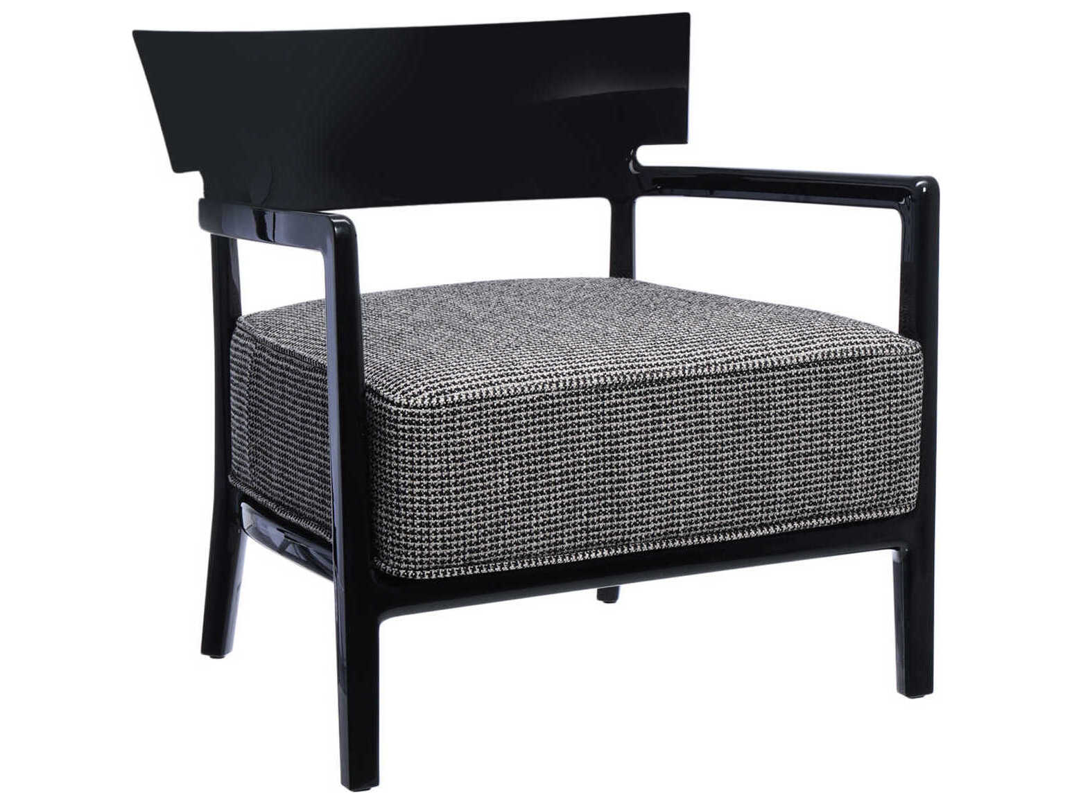 Kartell Cara Black Fabric Accent Chair