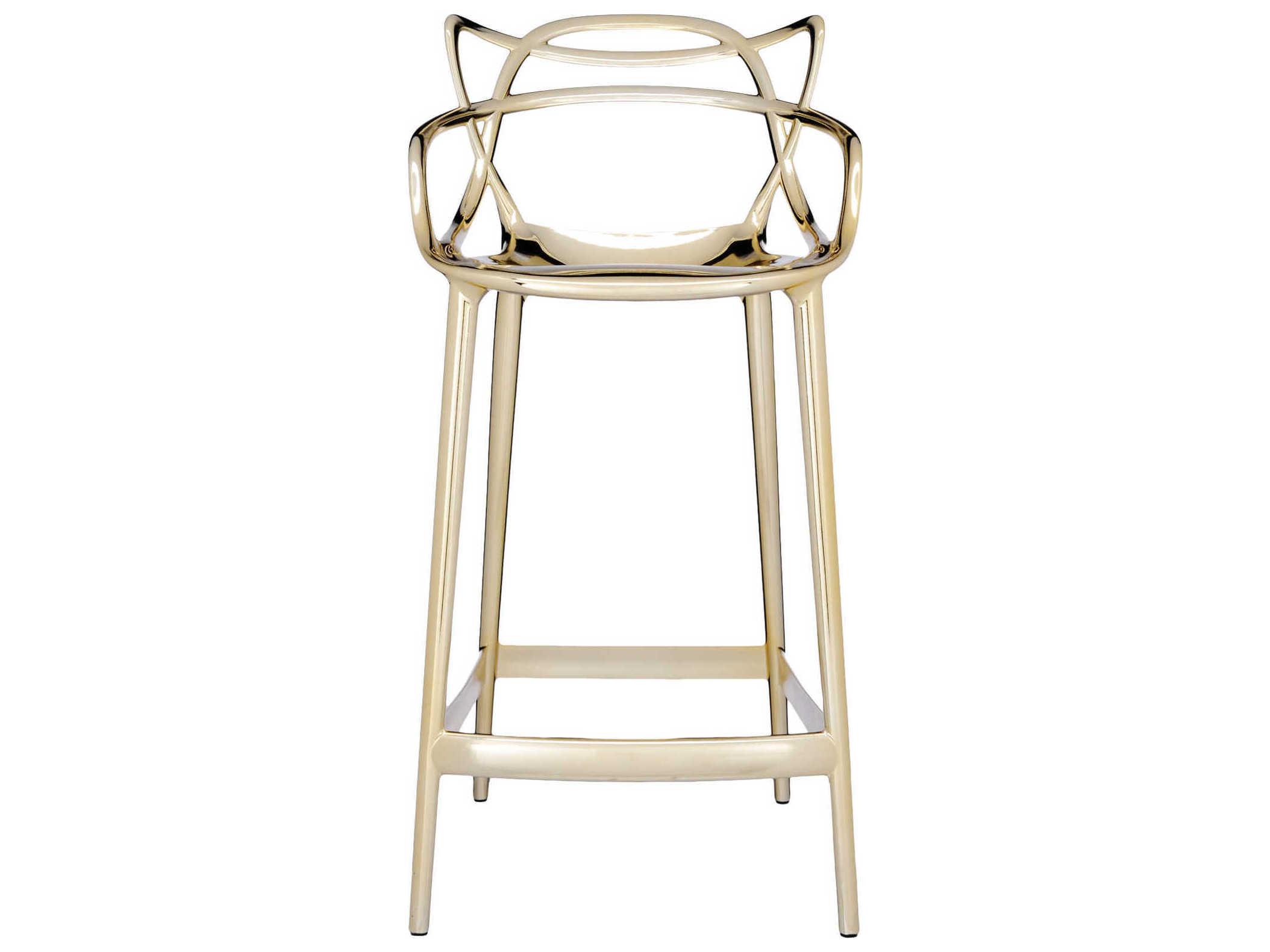 Kartell Masters Metallic Gold Counter Stool