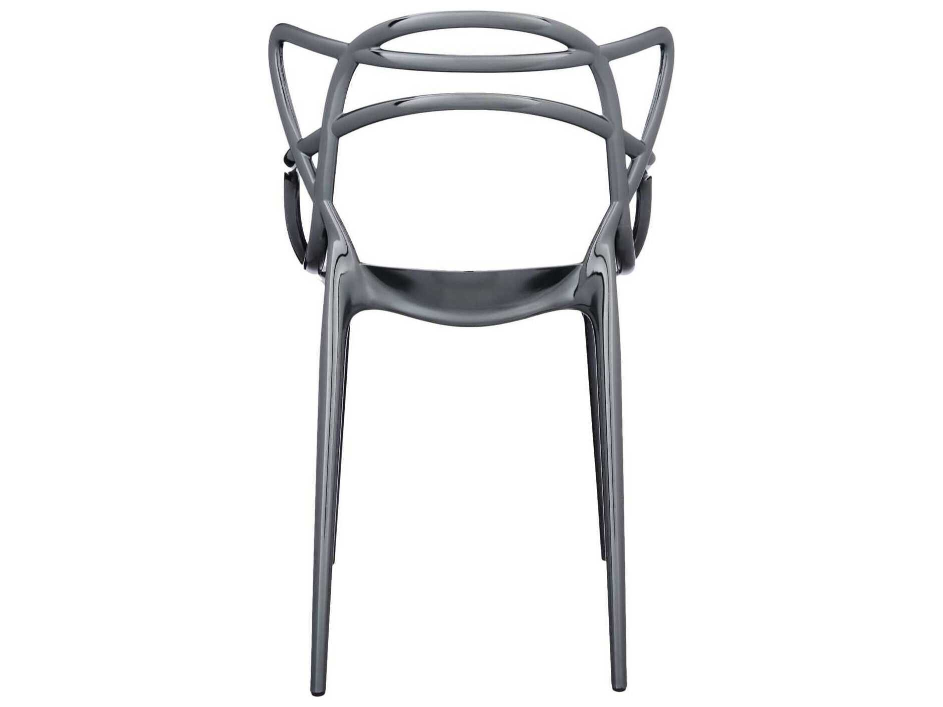 Kartell Masters Silver Arm Dining Chair  (Sold in 2)