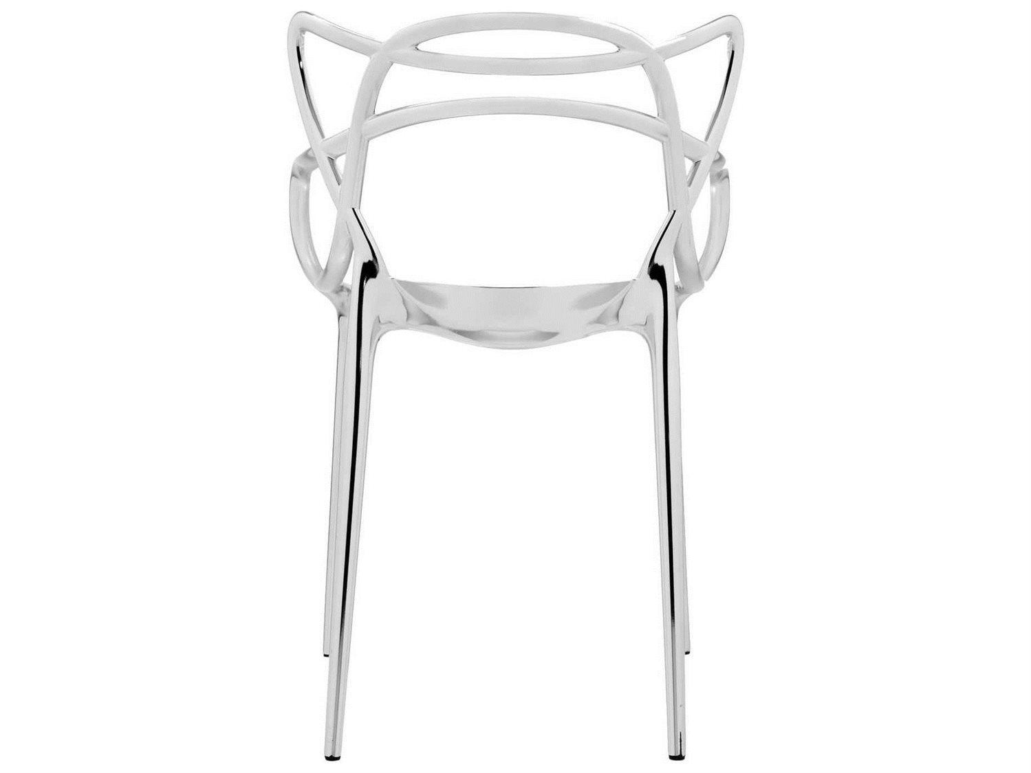 Kartell Masters Gray Arm Dining Chair  (Sold in 2)
