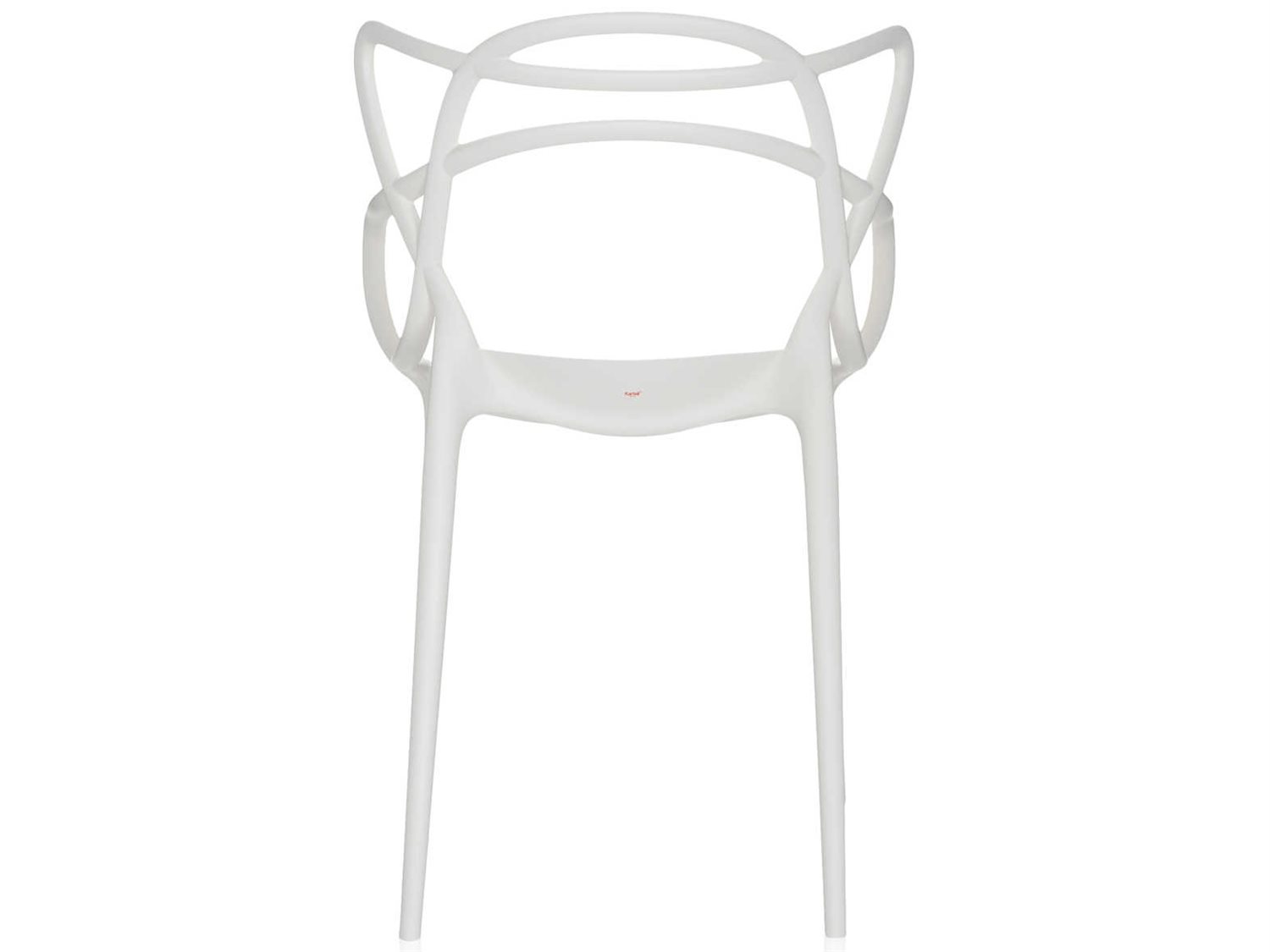 Kartell Masters White Arm Dining Chair  (Sold in 2)