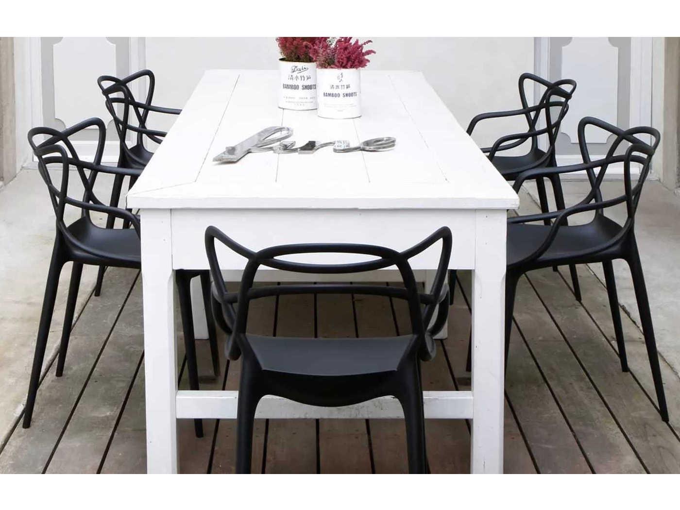 Kartell Masters Black Arm Dining Chair  (Sold in 2)