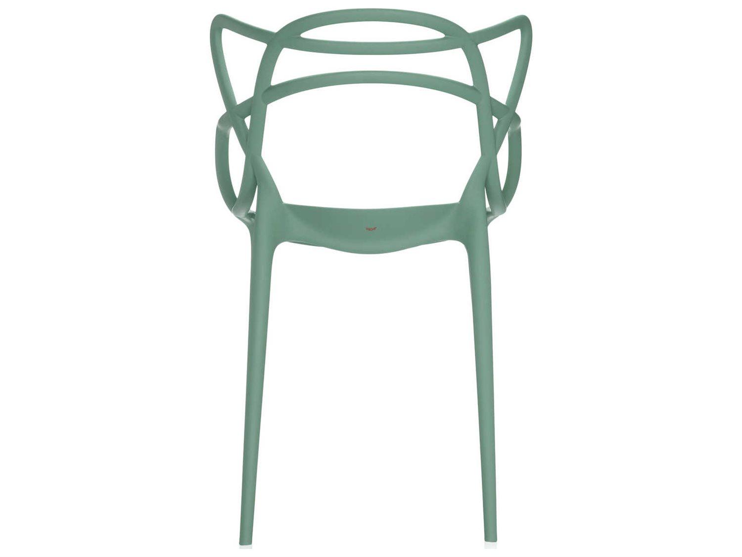 Kartell Masters Green Arm Dining Chair  (Sold in 2)