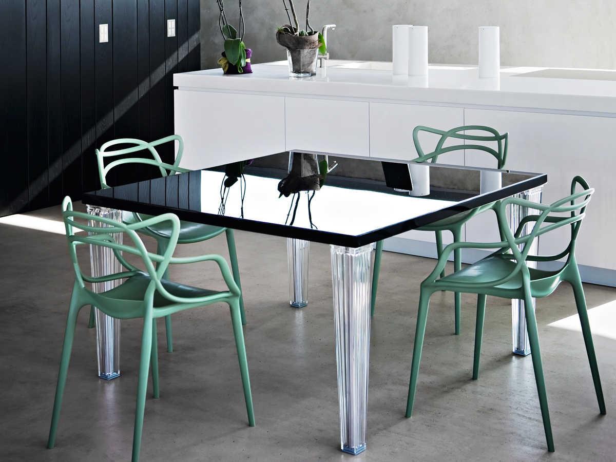 Kartell Masters Green Arm Dining Chair  (Sold in 2)