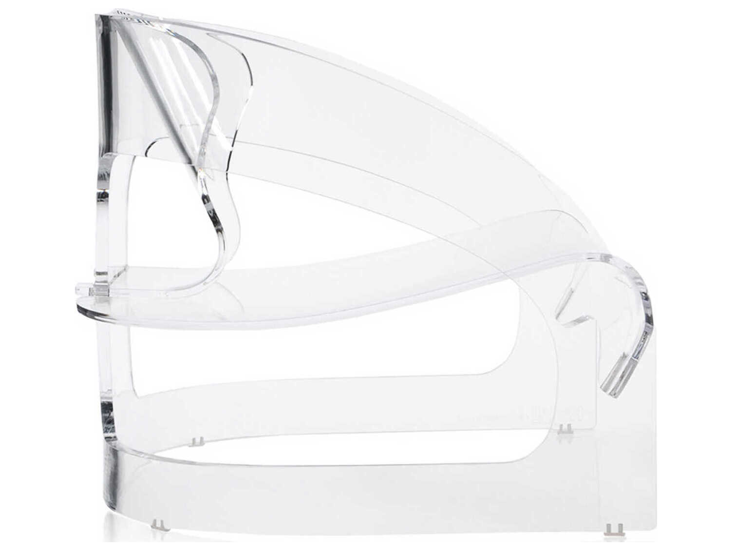 Kartell Joe Colombo Clear Accent Chair